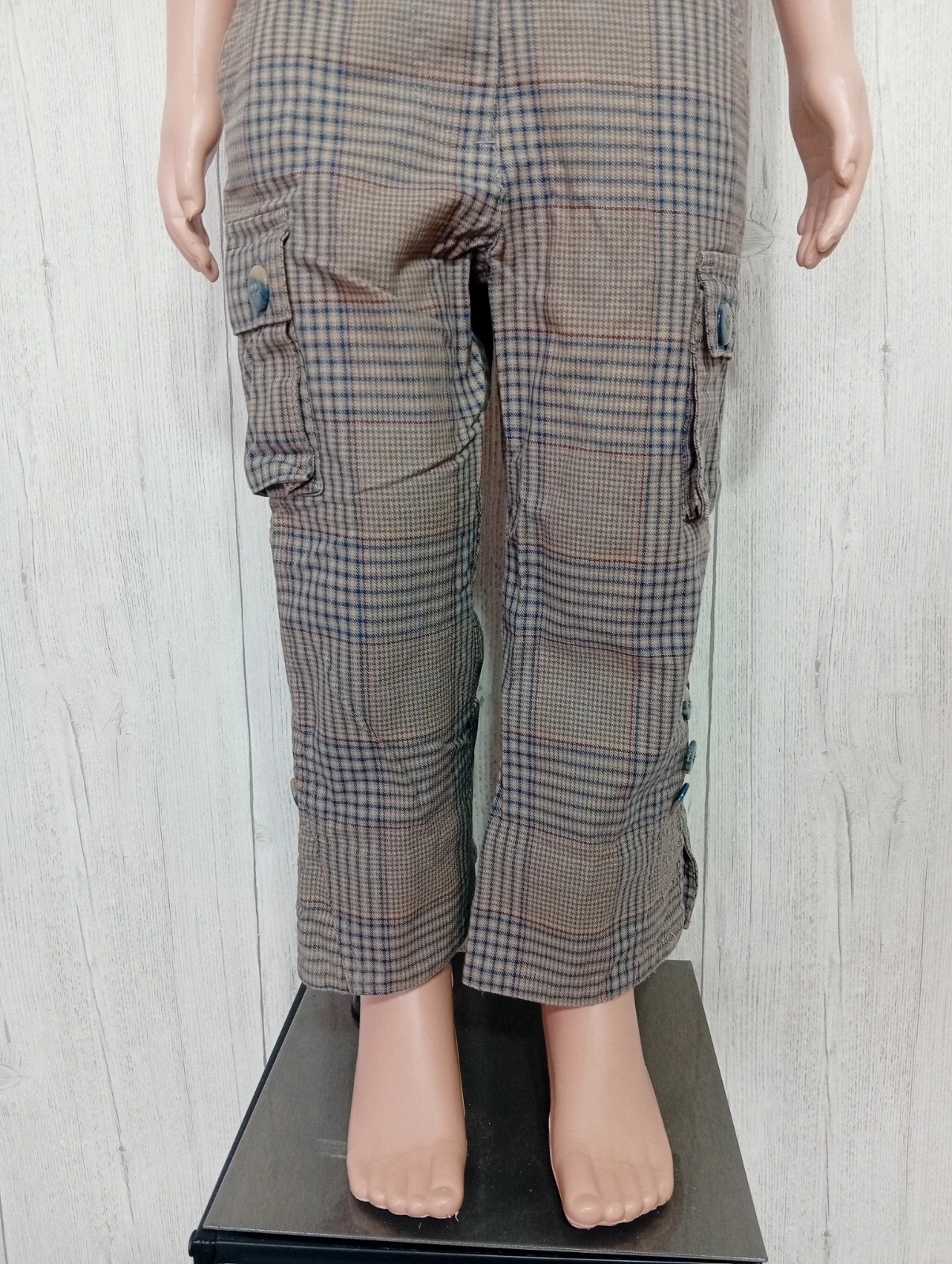 Pantalon fille - taille 5ans ( 108 cm) - Mila blue - couleur kaki marine rouge – mila blue – taille 5 ans / 110 cm 3