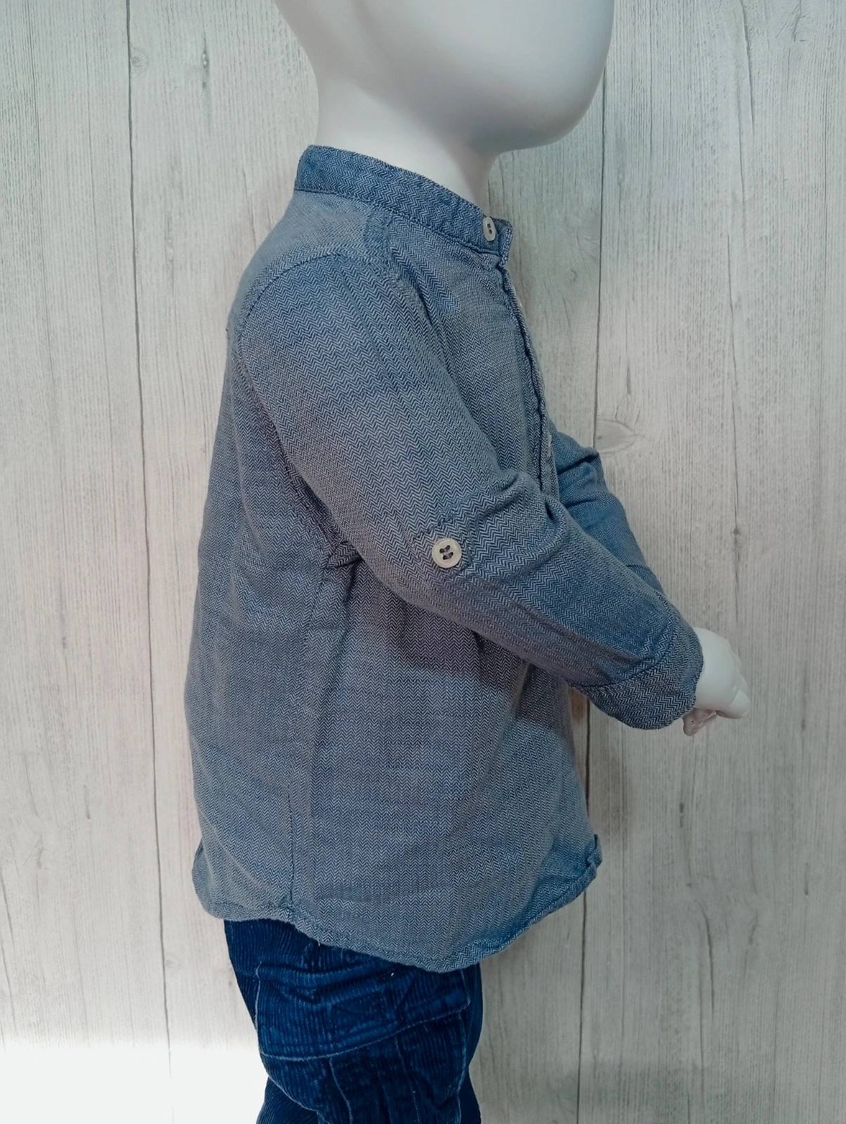 Chemise manche longue garçon - taille 18 mois ( 77/82 cm) - Kiabi - couleur bleu – Kiabi – taille 12-18 mois / 80 cm 5