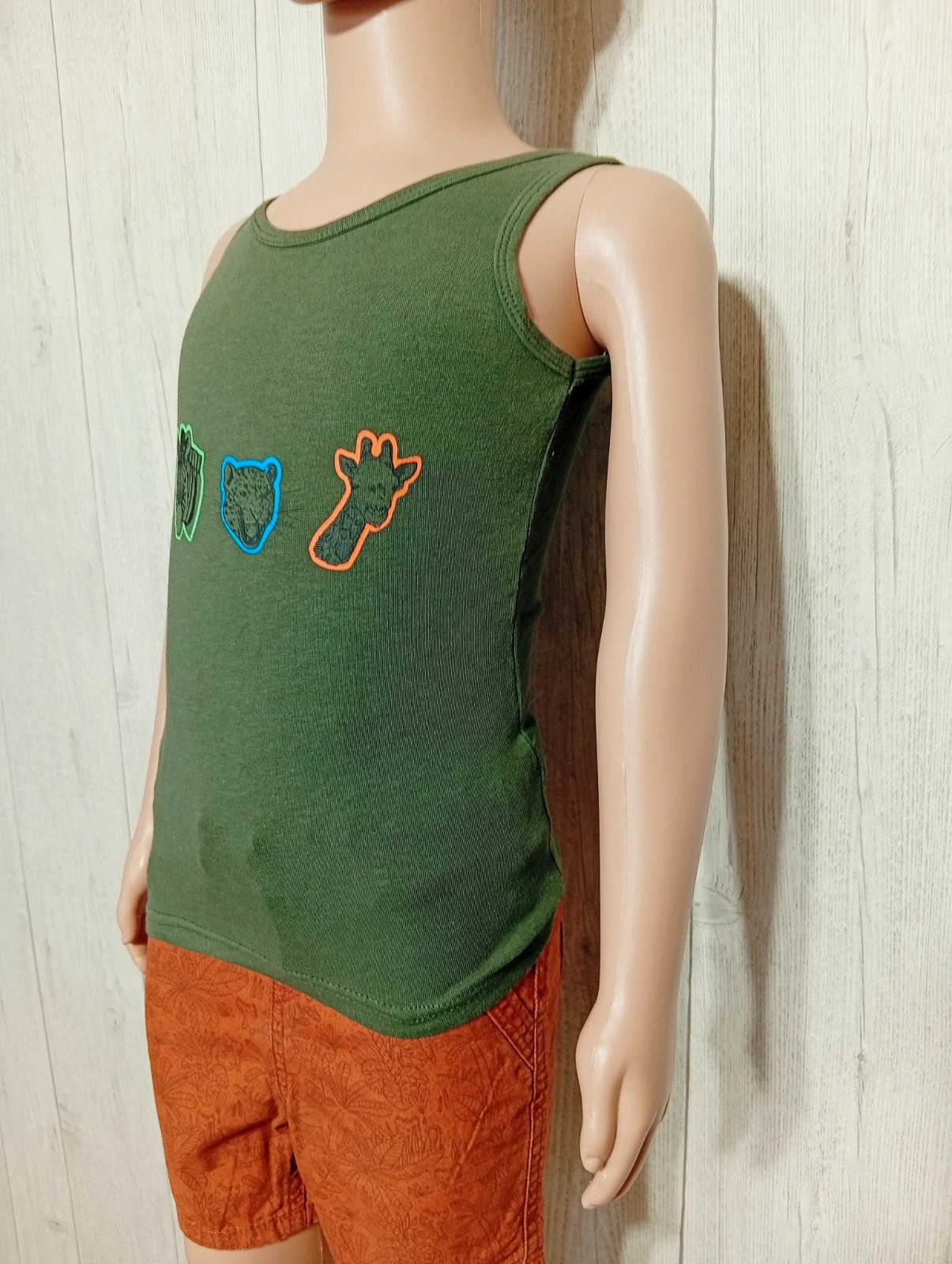 Débardeur garcon - taille 3 ans (92 cm) - zeeman - couleur vert foncé – Zeeman – taille 24-36 mois / 92 cm 5