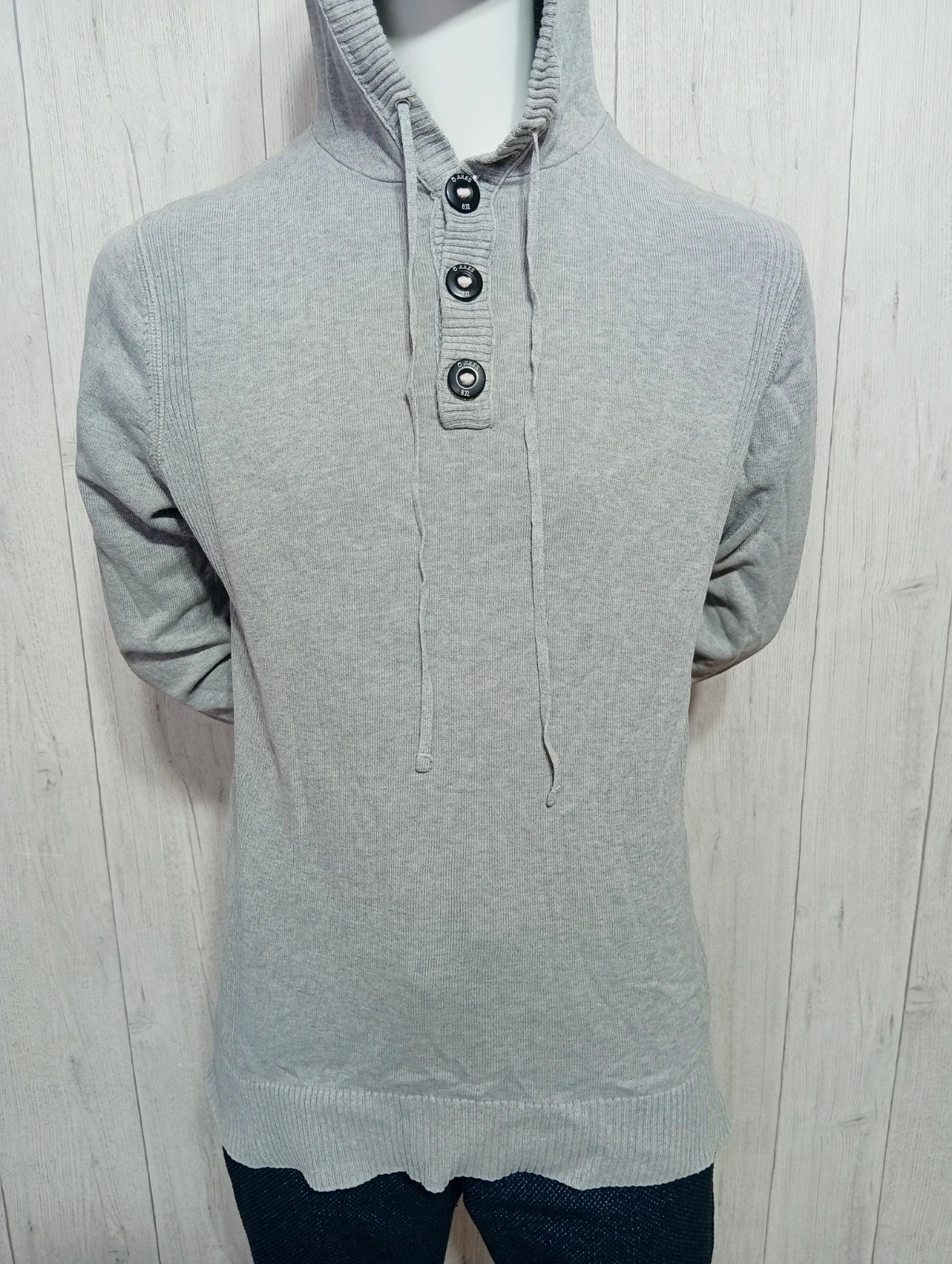 Pull a capuche homme - taille M/38 - jules - couleur gris – Jules – taille M 3