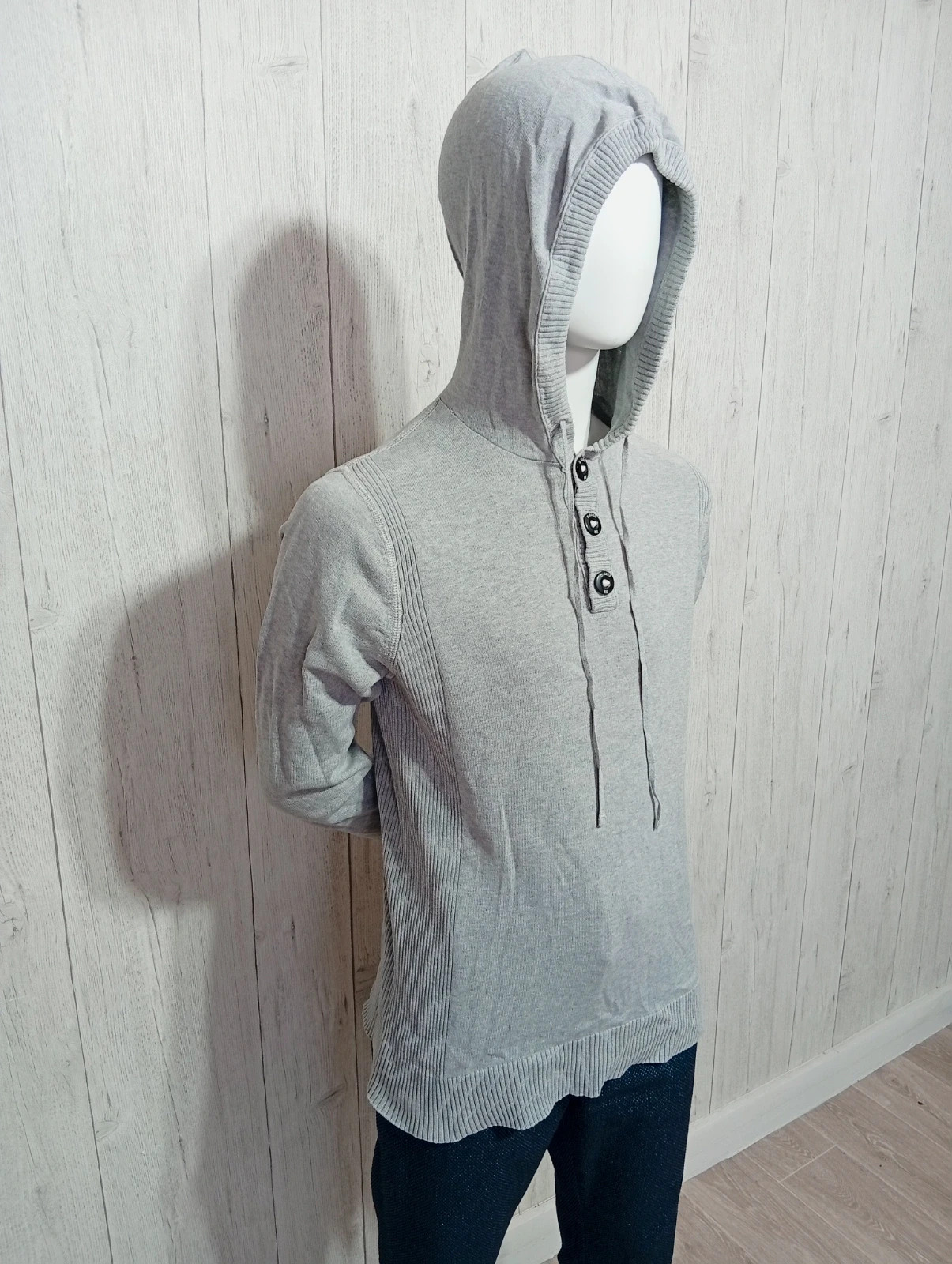 Pull a capuche homme - taille M/38 - jules - couleur gris – Jules – taille M 4