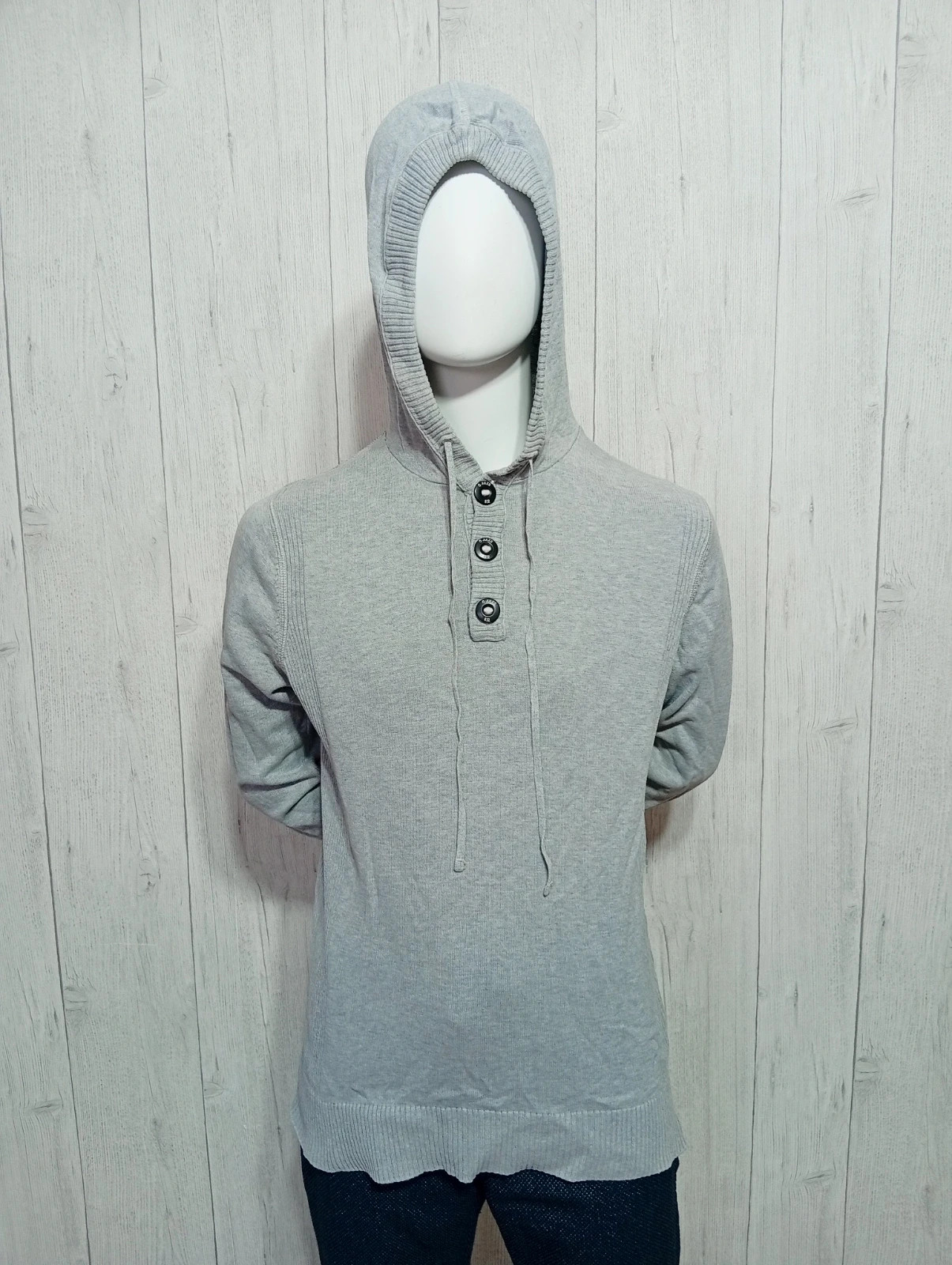 Pull a capuche homme - taille M/38 - jules - couleur gris