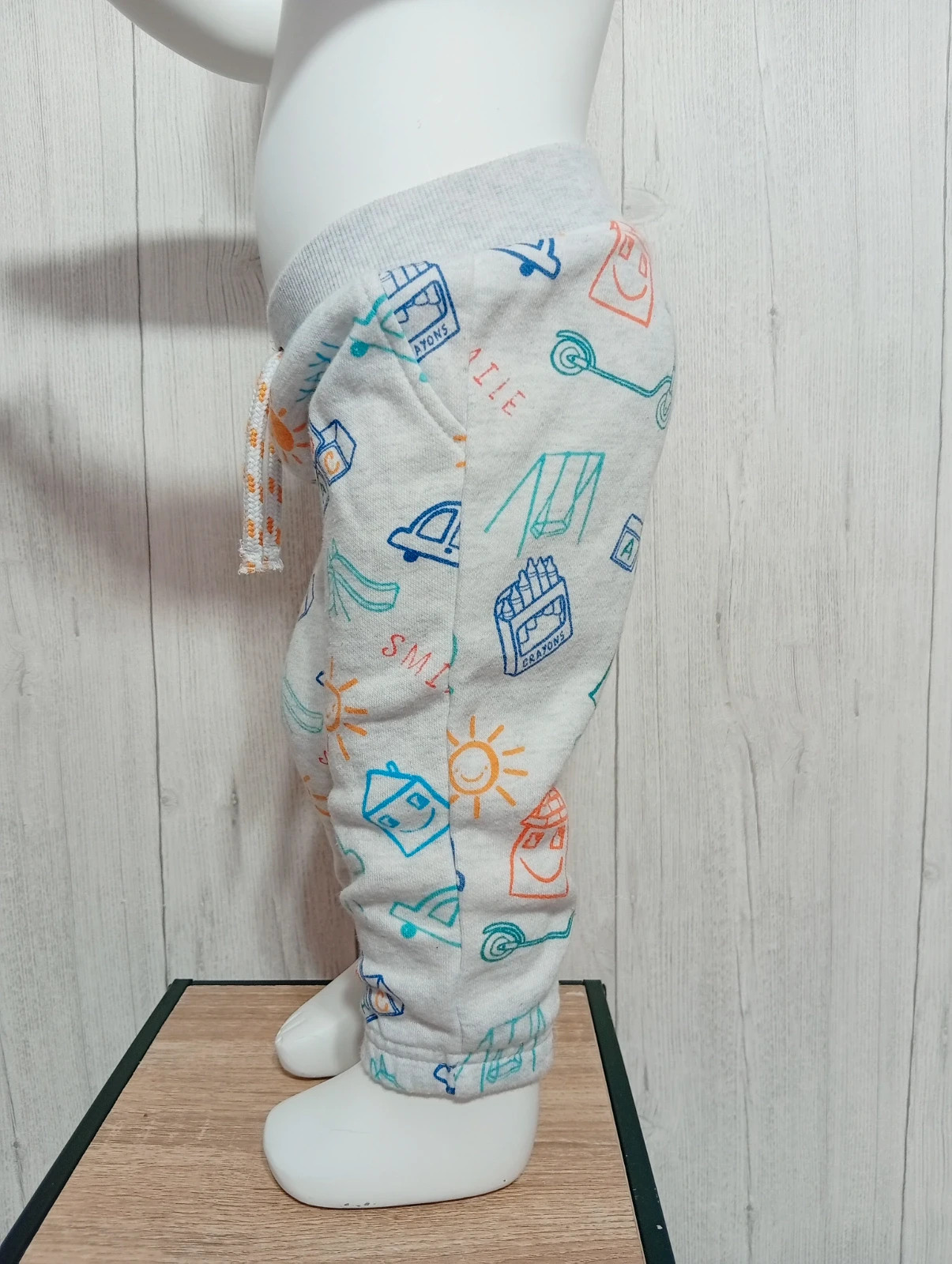 Pantalon garçon - taille 6/9 mois - primark - couleur gris et multicolore – Primark – taille 6-9 mois / 68 cm 5