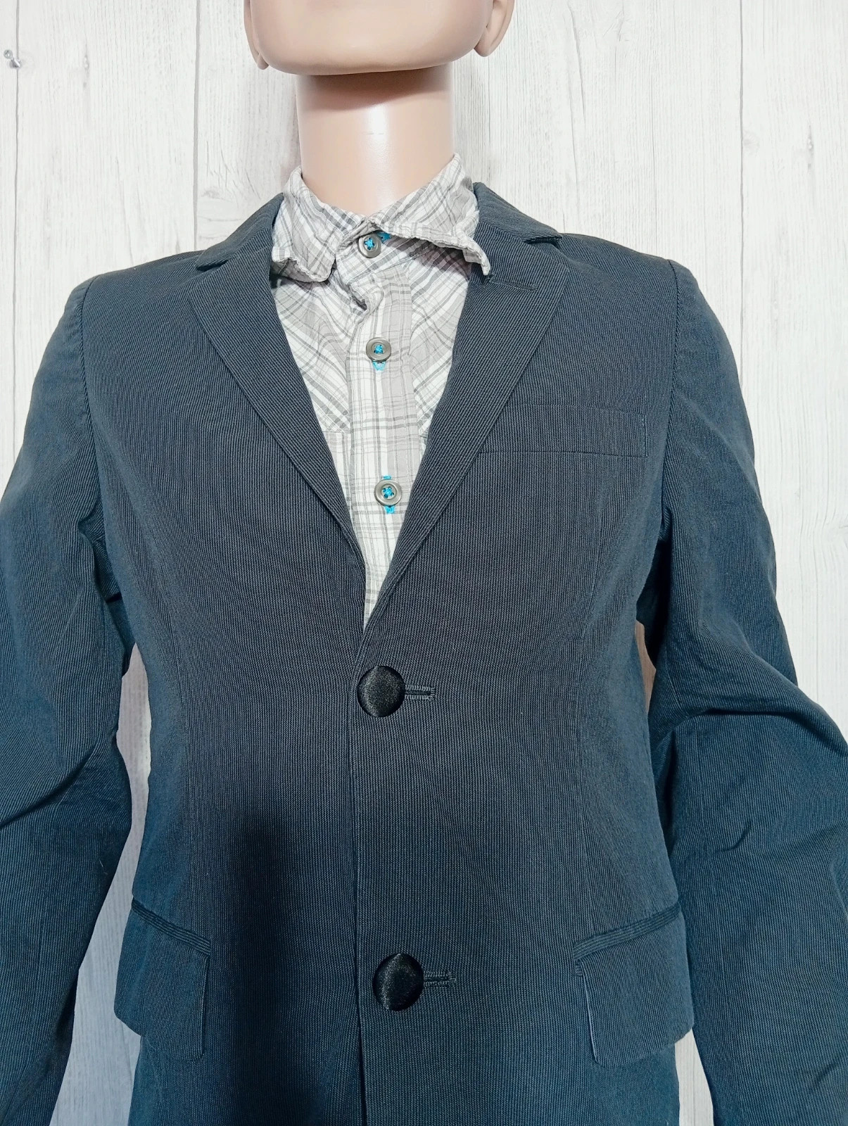 Blazer garçon - taille 8 ans (128 cm) - tape a l'oeil - couleur gris noir – Tape à l'œil – taille 8 ans / 128 cm 2