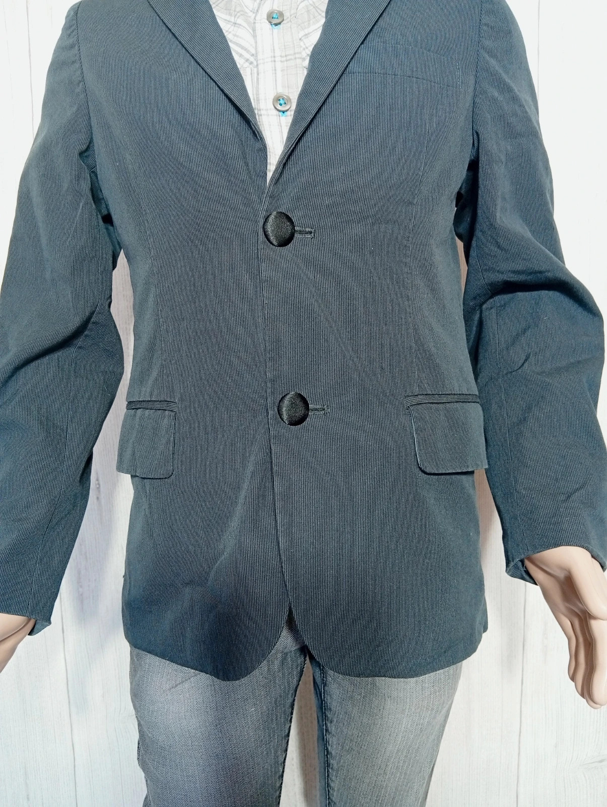 Blazer garçon - taille 8 ans (128 cm) - tape a l'oeil - couleur gris noir – Tape à l'œil – taille 8 ans / 128 cm 3