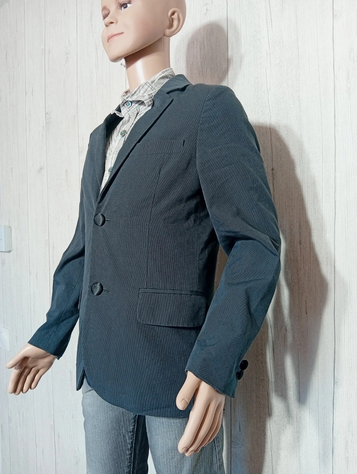 Blazer garçon - taille 8 ans (128 cm) - tape a l'oeil - couleur gris noir – Tape à l'œil – taille 8 ans / 128 cm 5