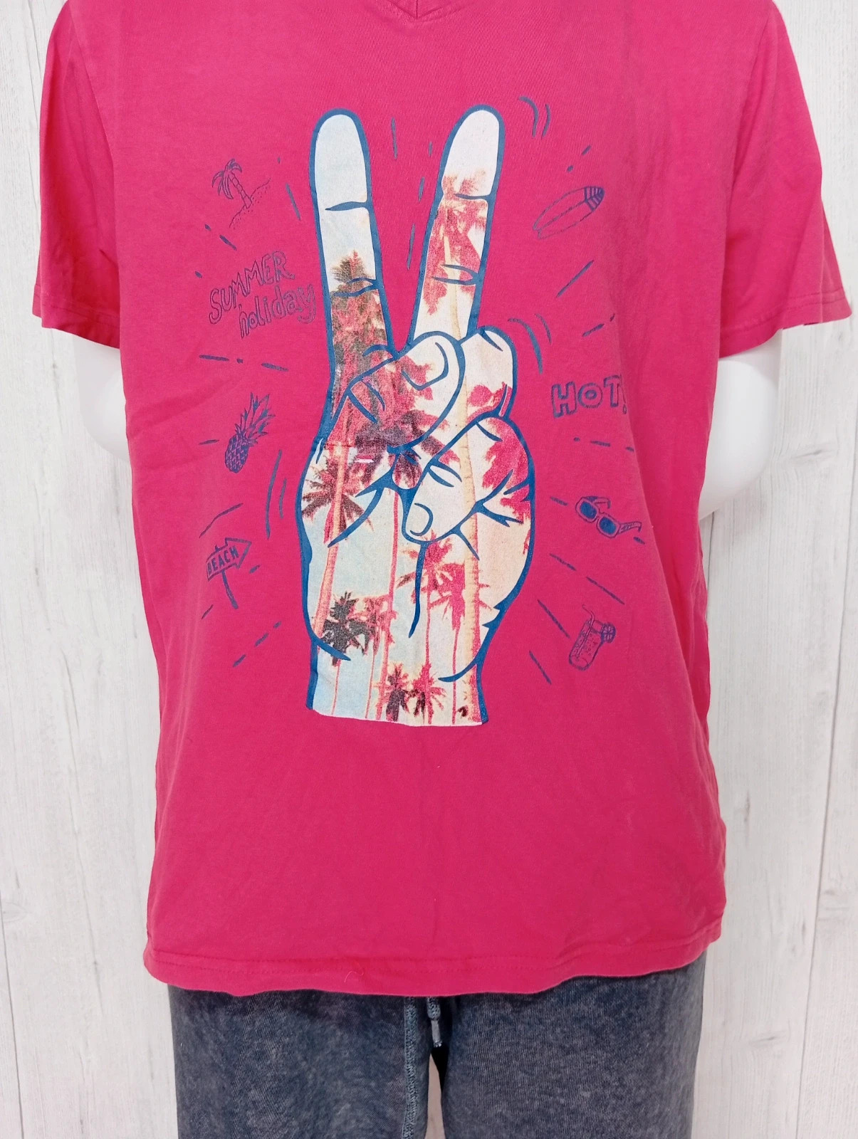 T-shirt manche courte homme- taille L/40- influx - couleur rouge – Influx – taille L 3