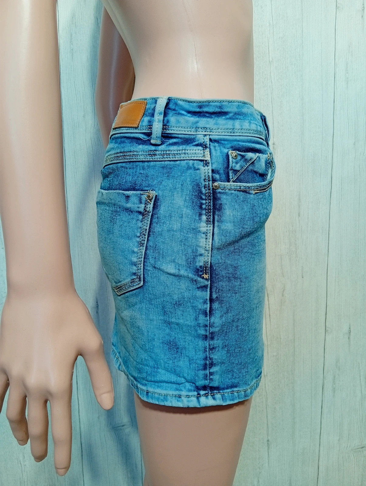 Jupe femme - taille M/38 - pimkie - couleur bleu – Pimkie – taille M / 38 / 10 4