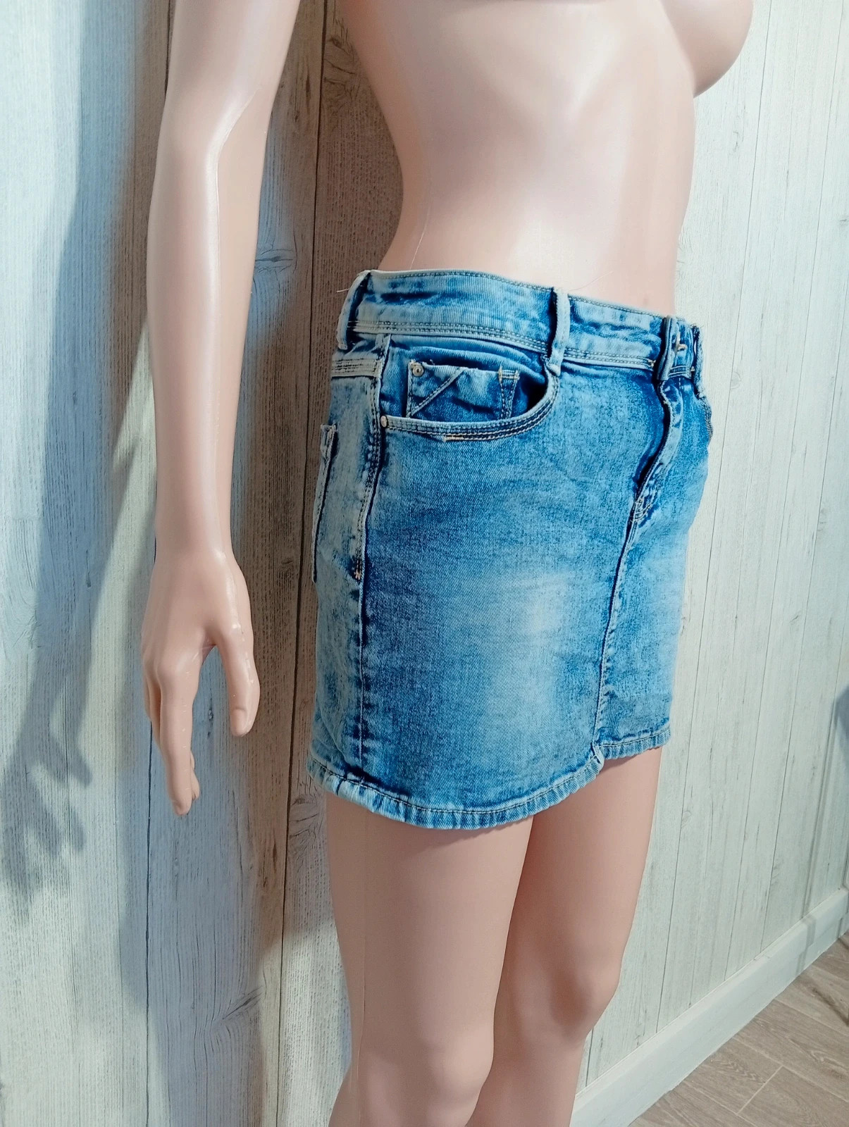 Jupe femme - taille M/38 - pimkie - couleur bleu – Pimkie – taille M / 38 / 10 2