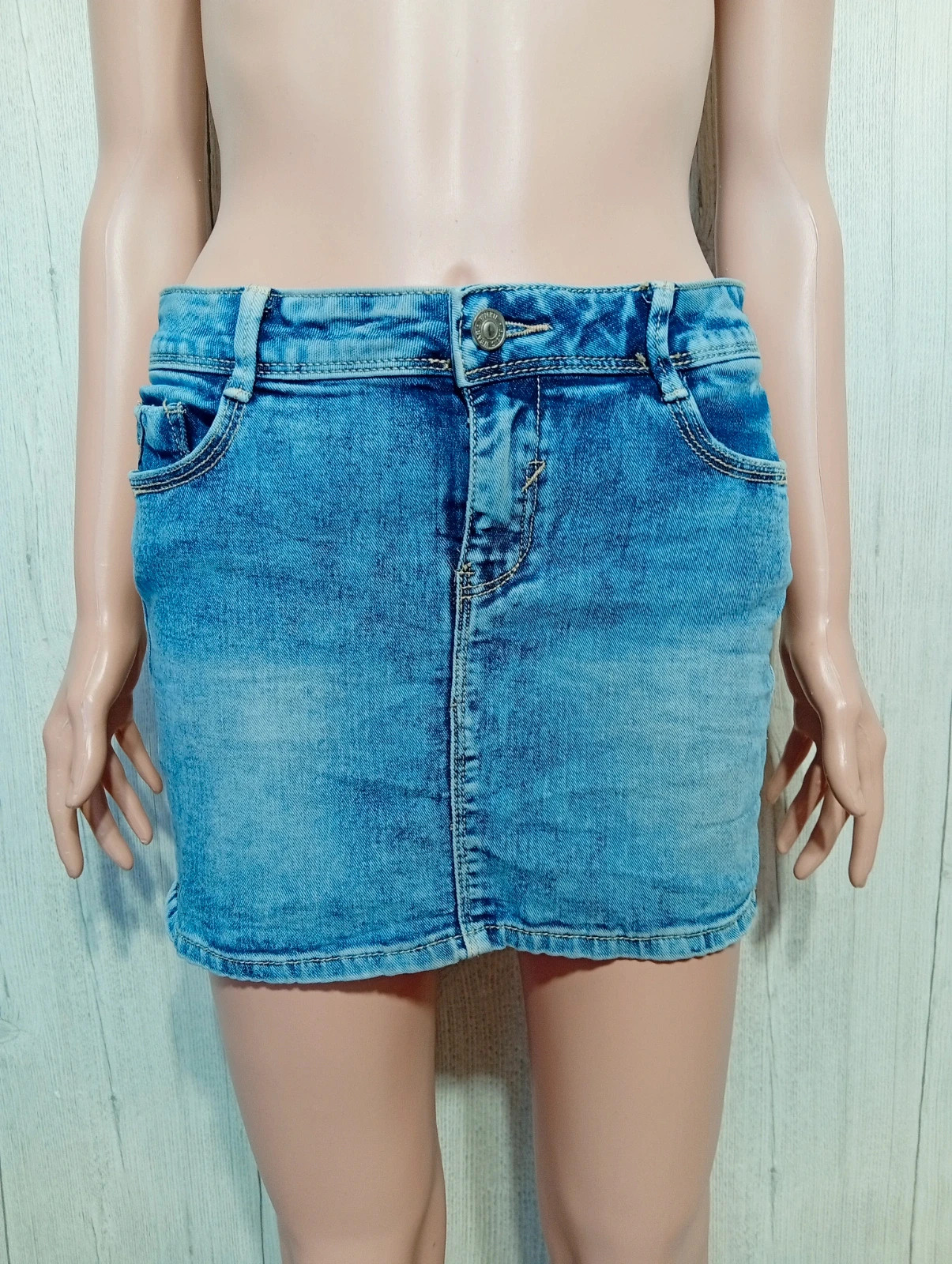 Jupe femme - taille M/38 - pimkie - couleur bleu – Pimkie – taille M / 38 / 10