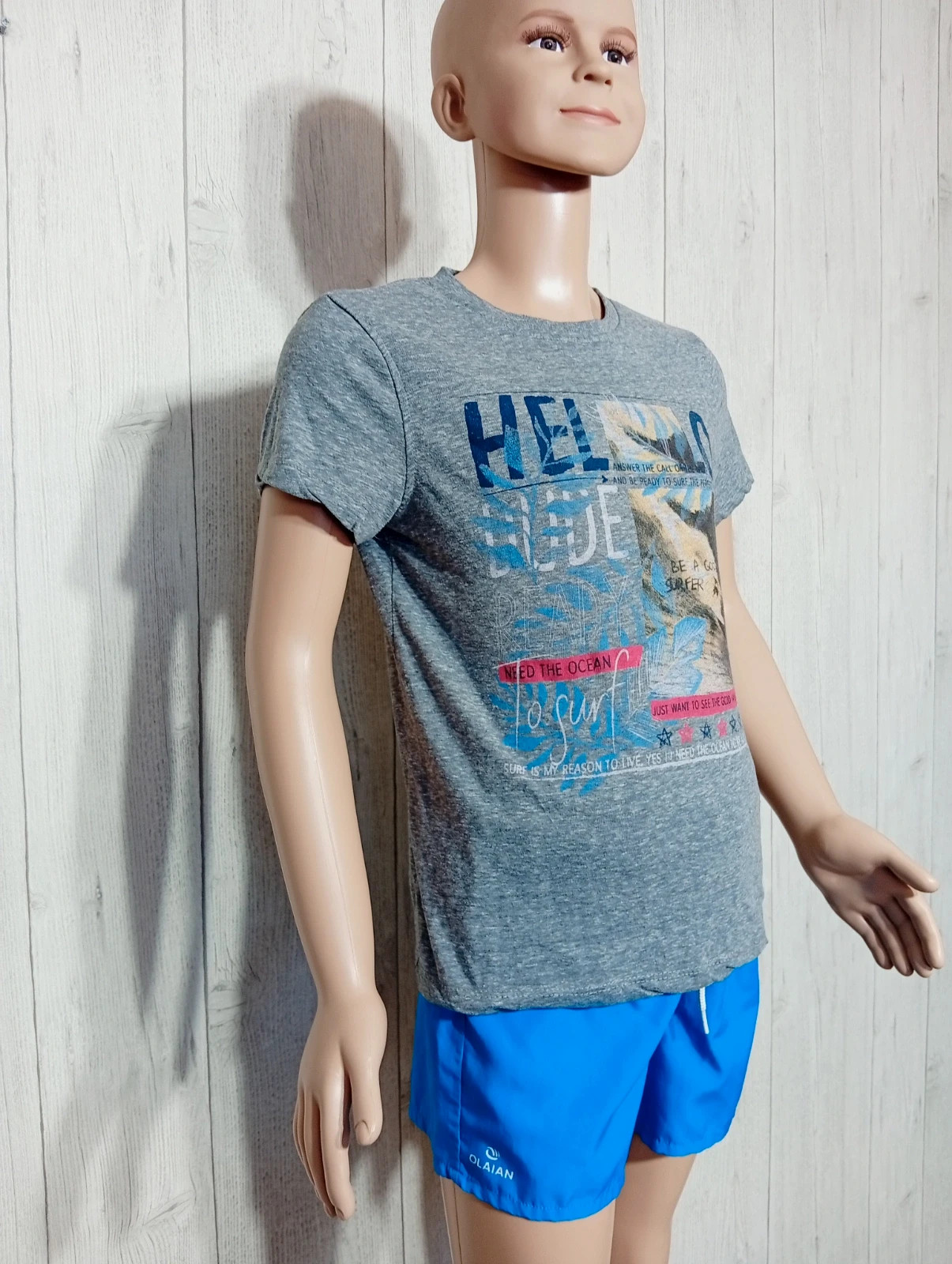 T-shirt manche courte garçon - taille 8ans ( 119/131cm) -inextenso-couleur gris – In Extenso – taille 8 ans / 128 cm 4