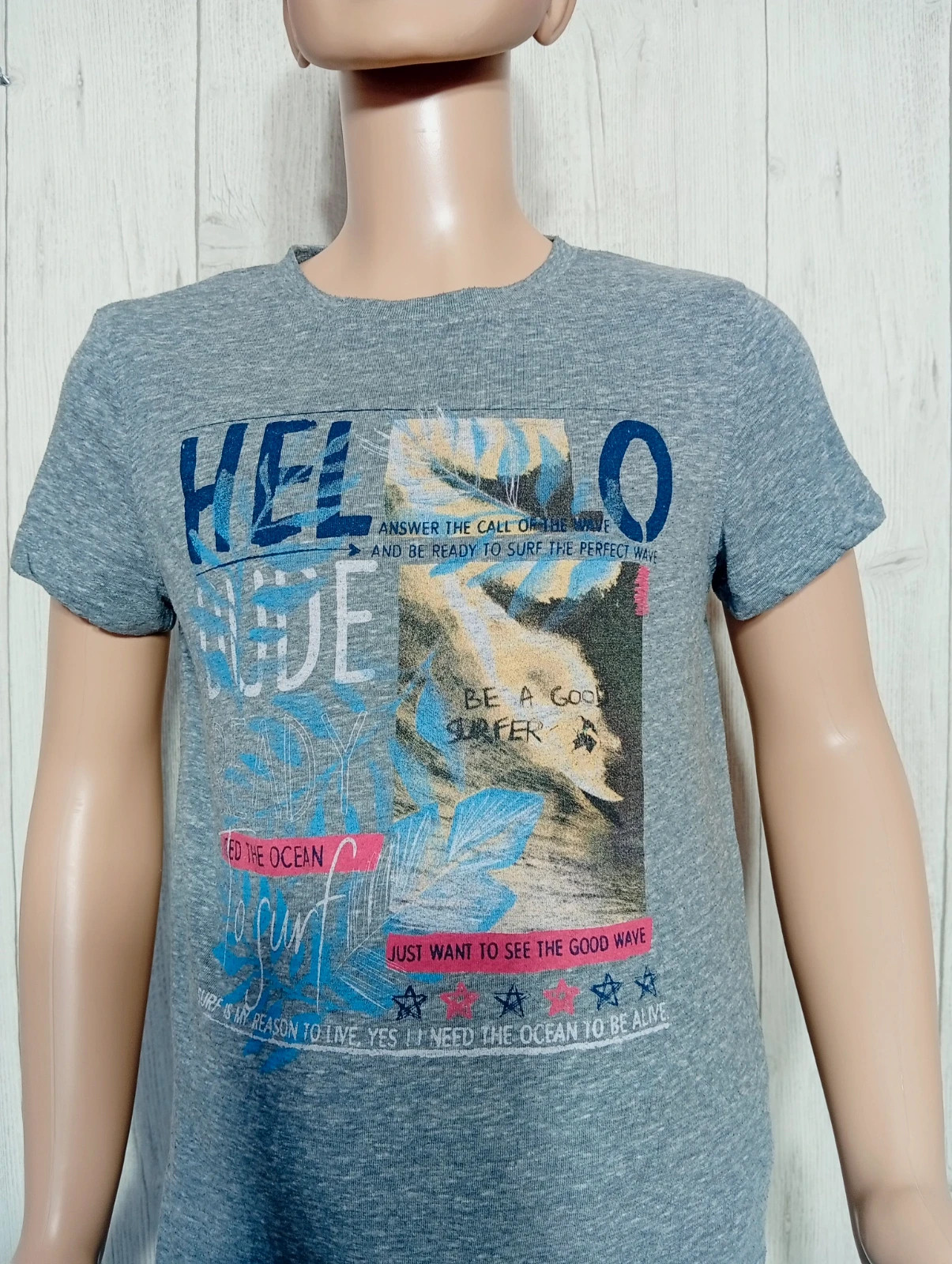 T-shirt manche courte garçon - taille 8ans ( 119/131cm) -inextenso-couleur gris – In Extenso – taille 8 ans / 128 cm 2