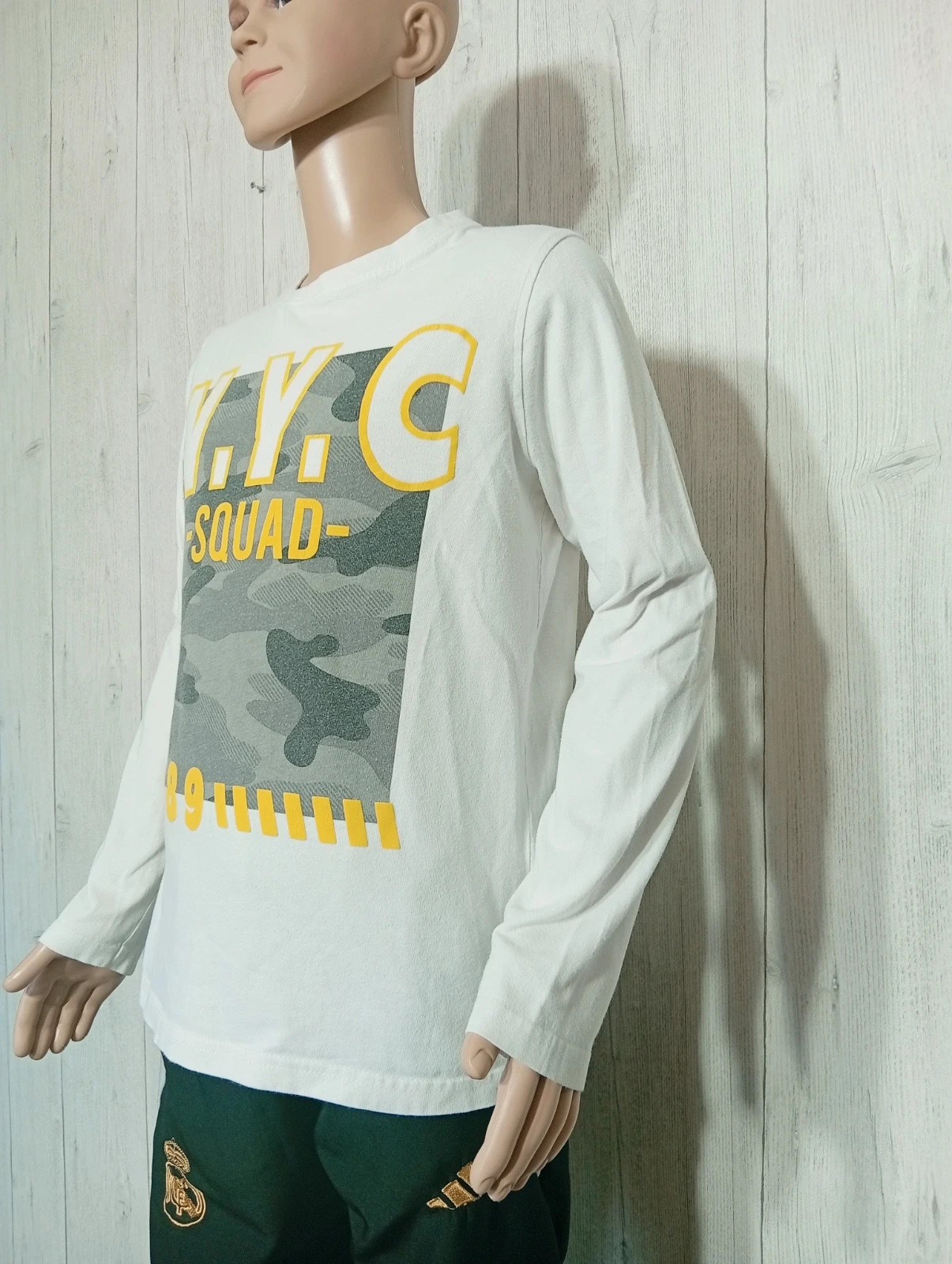 T-shirt manche longue garcon- taille 10 ans (131/143 cm ) -inextenso - couleur blanc gris – In Extenso – taille 10 ans / 140 cm 5
