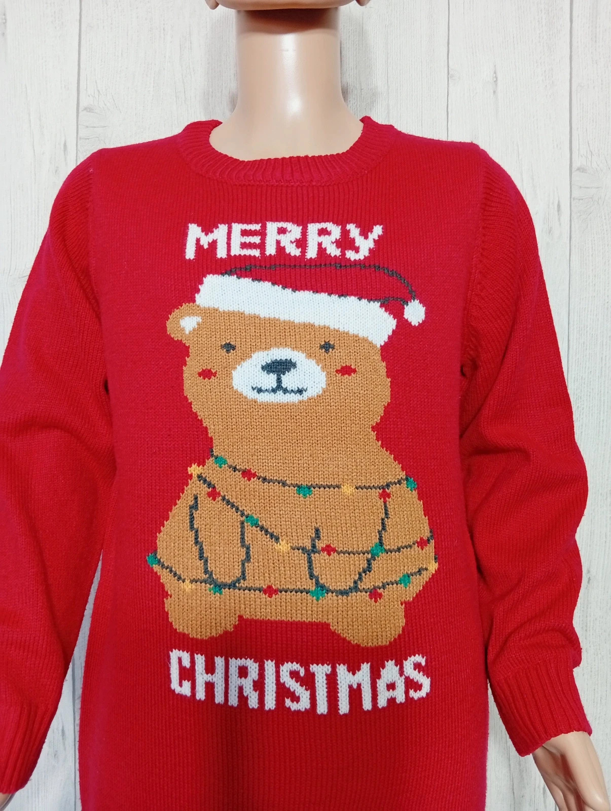 Pull hiver garcon - taille 10ans (131/143 cm)- inextenso-couleur rouge blanc – In Extenso – taille 10 ans / 140 cm 2