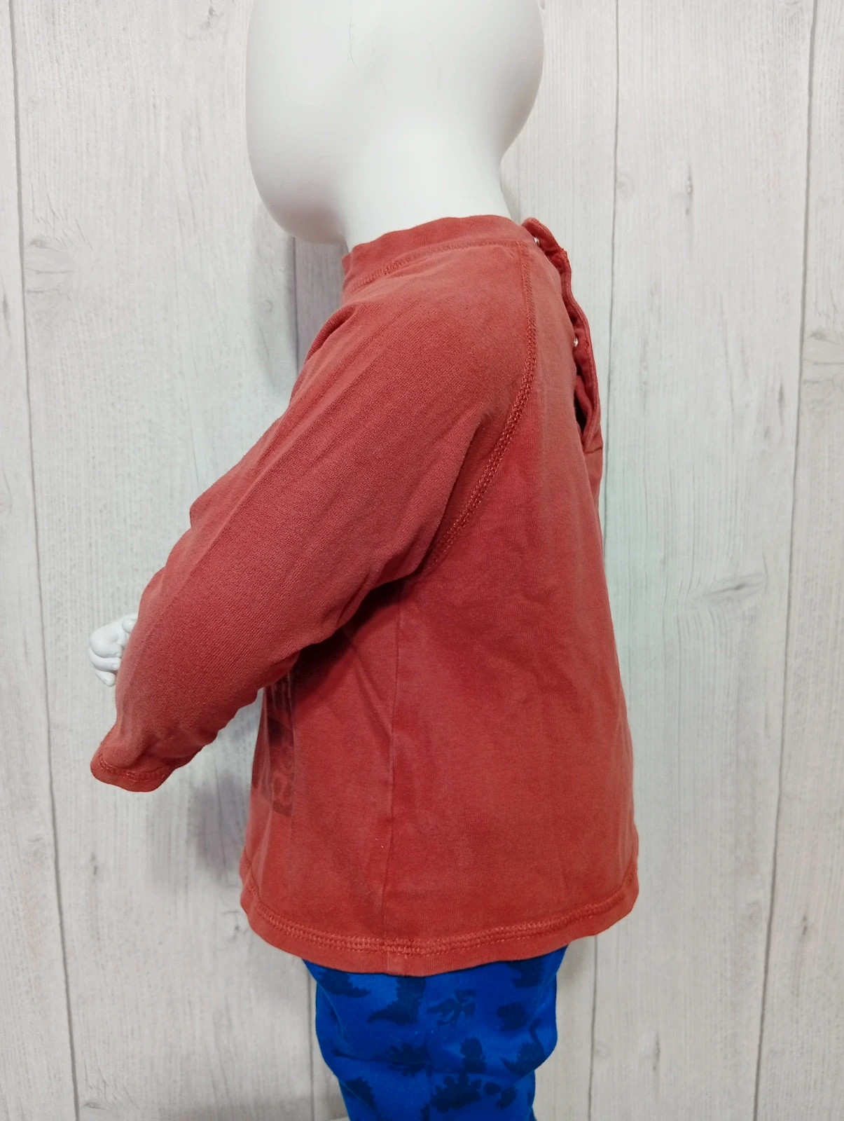 T-shirt manche longue garçon - taille 18 mois ( 81 cm) - Obaibi - couleur corail – Obaïbi – taille 12-18 mois / 80 cm 5