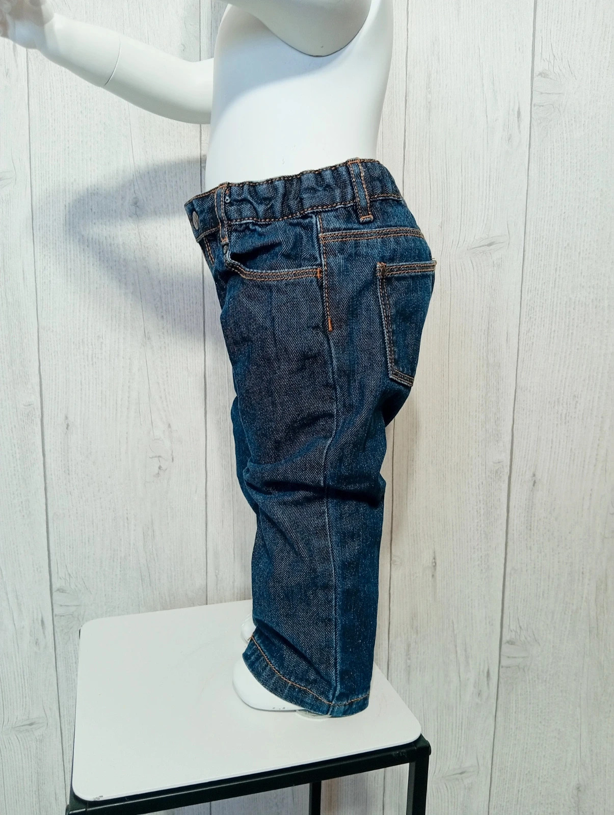 Jeans garcon - taille 18 mois (81 cm) - petit bateau - couleur marine – Petit Bateau – taille 12-18 mois / 80 cm 4