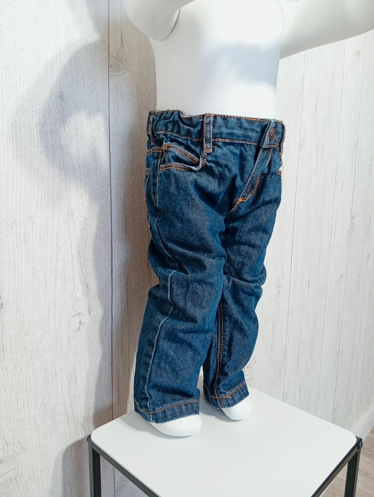 Jeans garcon - taille 18 mois (81 cm) - petit bateau - couleur marine – Petit Bateau – taille 12-18 mois / 80 cm 2