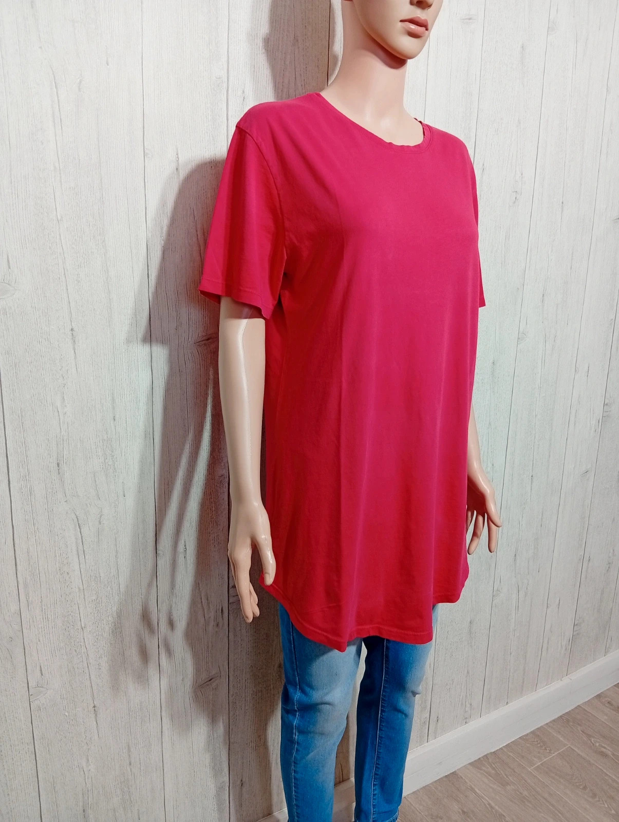 t-shirt manche courte femme -taille L/40- made in Italy - couleur rouge – Made In Italy – taille L / 40 / 12 4