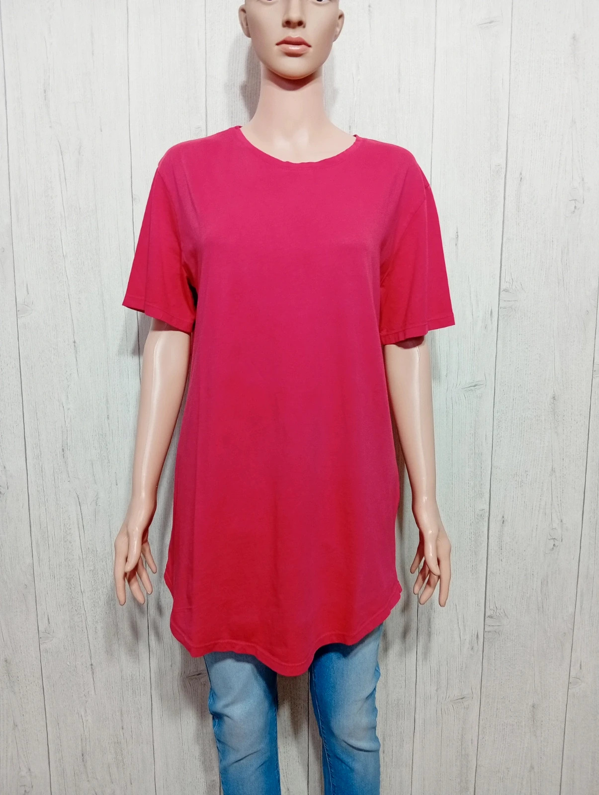t-shirt manche courte femme -taille L/40- made in Italy - couleur rouge