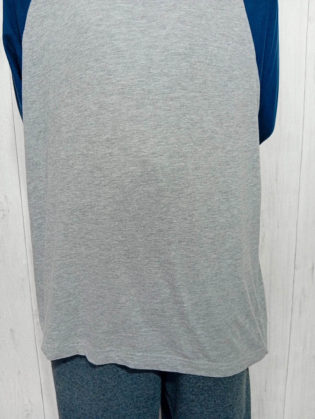 T-shirt manche longue homme - taille XXL/44- angelo litrico -couleur gris et marine – Angelo Litrico – taille XXL 3