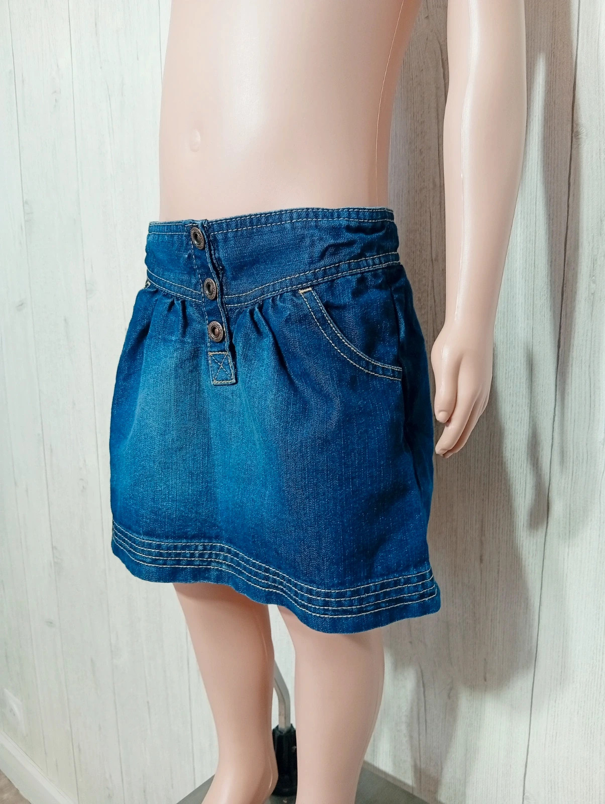 Jupe fille - taille 4 ans ( 104 cm) - NKY - couleur Marine – NKY – taille 4 ans / 104 cm 3