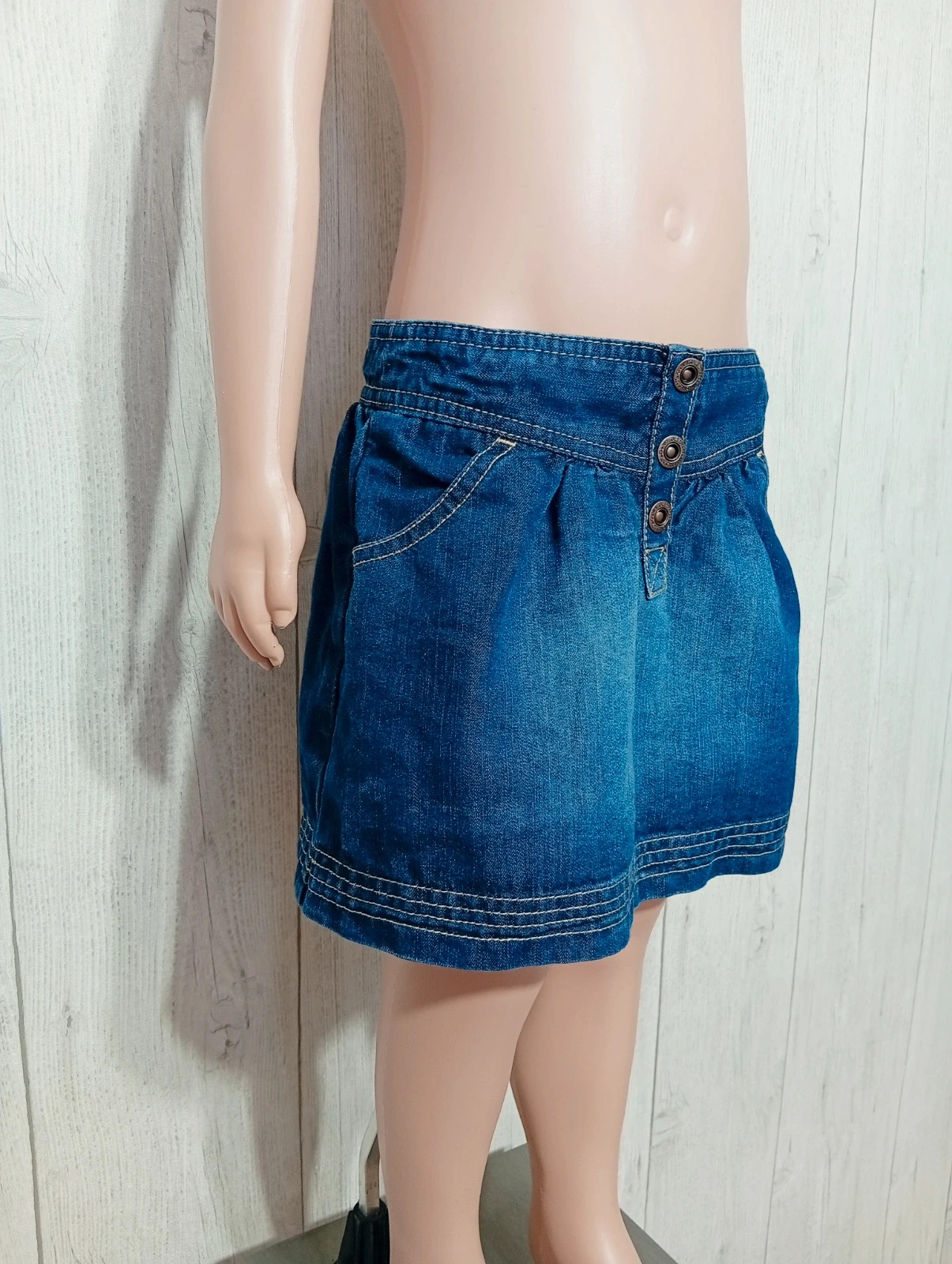 Jupe fille - taille 4 ans ( 104 cm) - NKY - couleur Marine – NKY – taille 4 ans / 104 cm 2