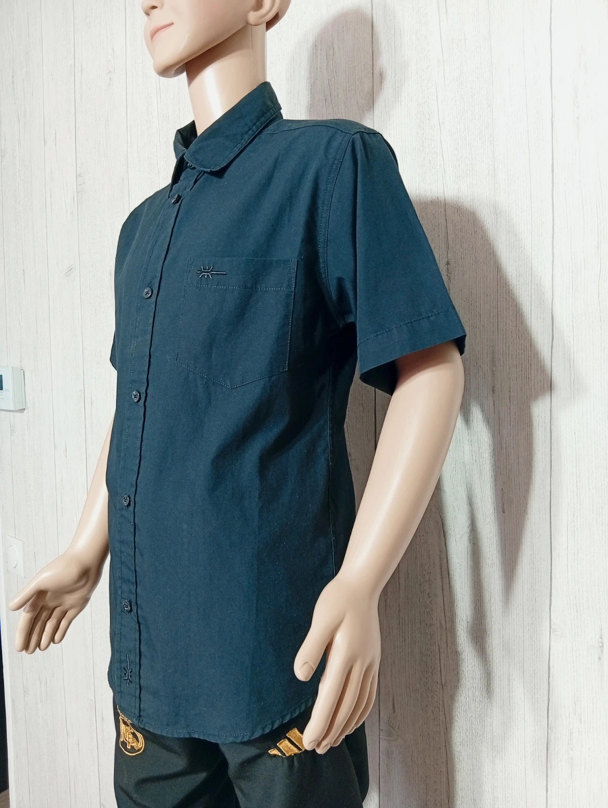 Chemise manche courte garçon - taille 10 ans (140 cm) -Spirit -couleur noir – Spirit – taille 10 ans / 140 cm 5