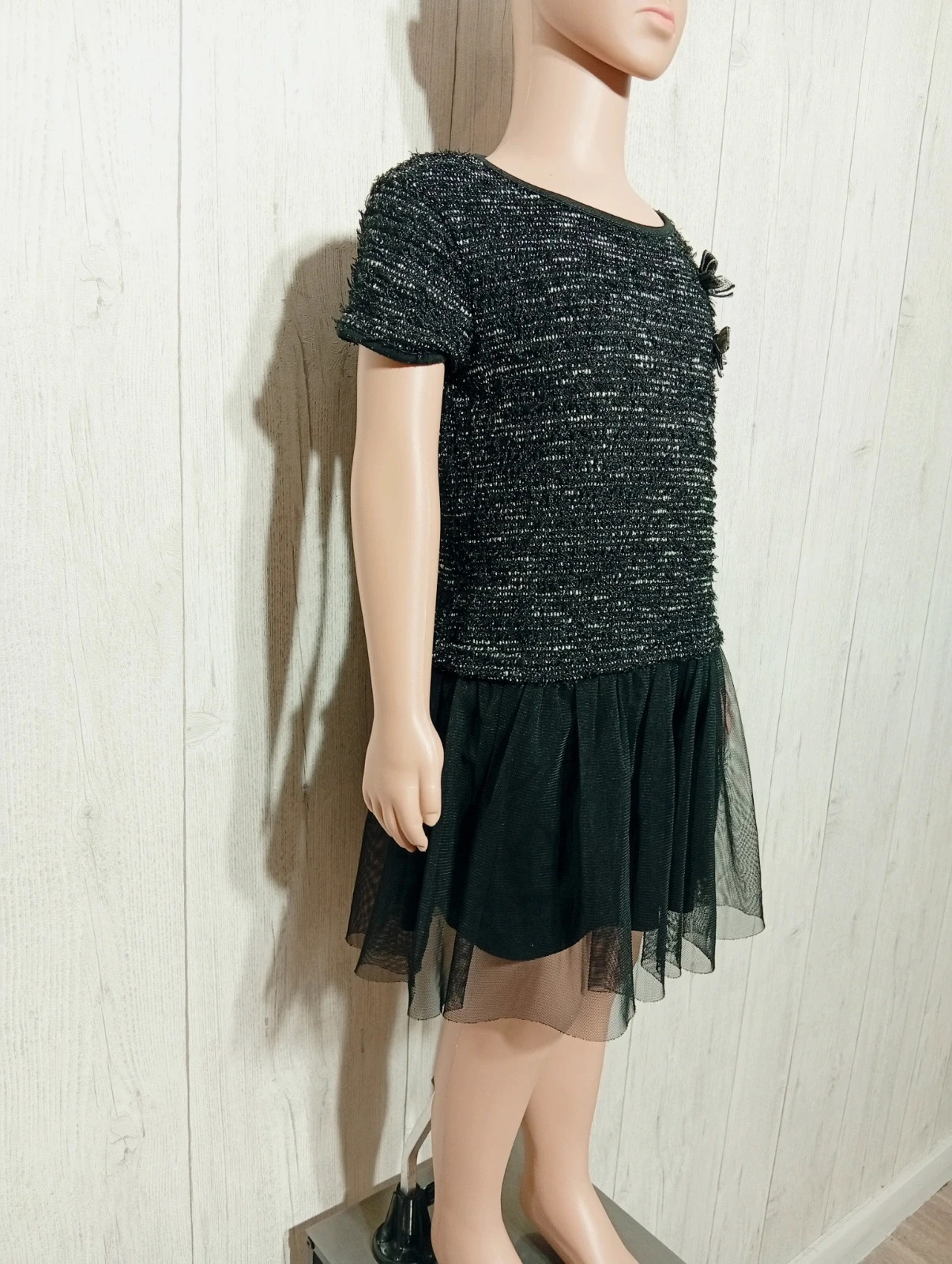 Robe fille - taille 4 ans - p'tit môme - couleur noir et blanc – P'tit Môme – taille 4 ans / 104 cm 4