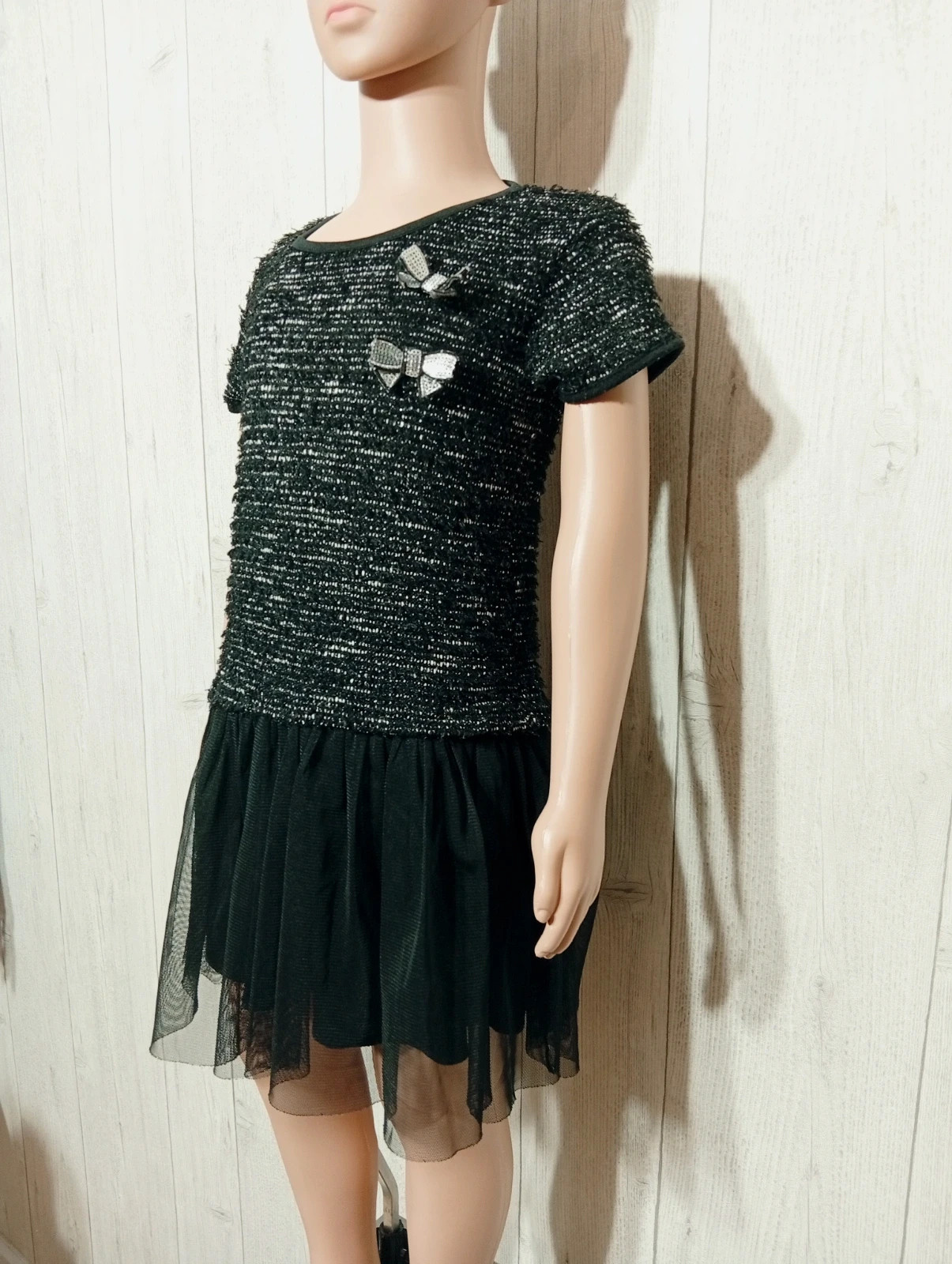 Robe fille - taille 4 ans - p'tit môme - couleur noir et blanc – P'tit Môme – taille 4 ans / 104 cm 5