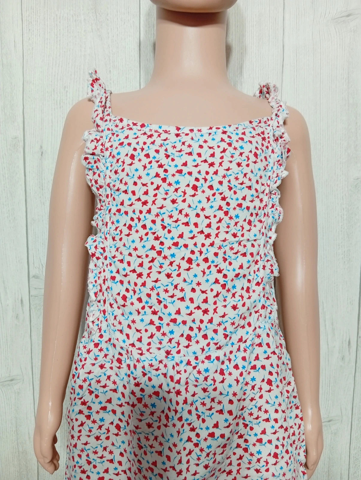 Robe fille - taille 4ans - inextenso- - couleur blanc rouge bleu – In Extenso – taille 4 ans / 104 cm 2