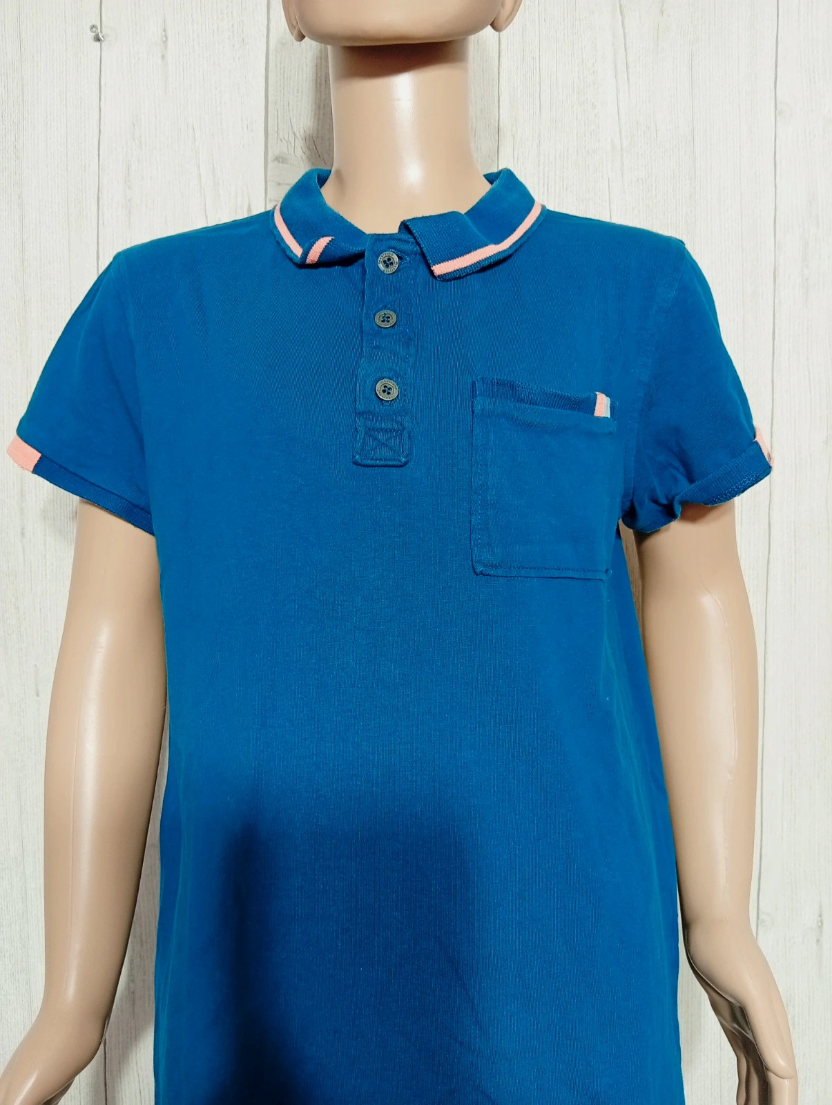 Polo garçon - taille 12ans( 143/155cm) -inextenso-couleur marine et corail – In Extenso – taille 12 ans / 152 cm 2