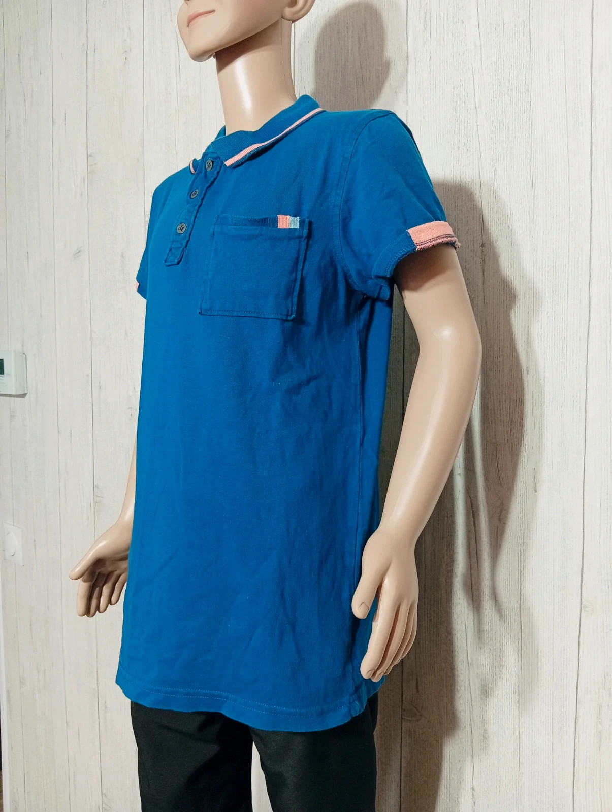 Polo garçon - taille 12ans( 143/155cm) -inextenso-couleur marine et corail – In Extenso – taille 12 ans / 152 cm 5