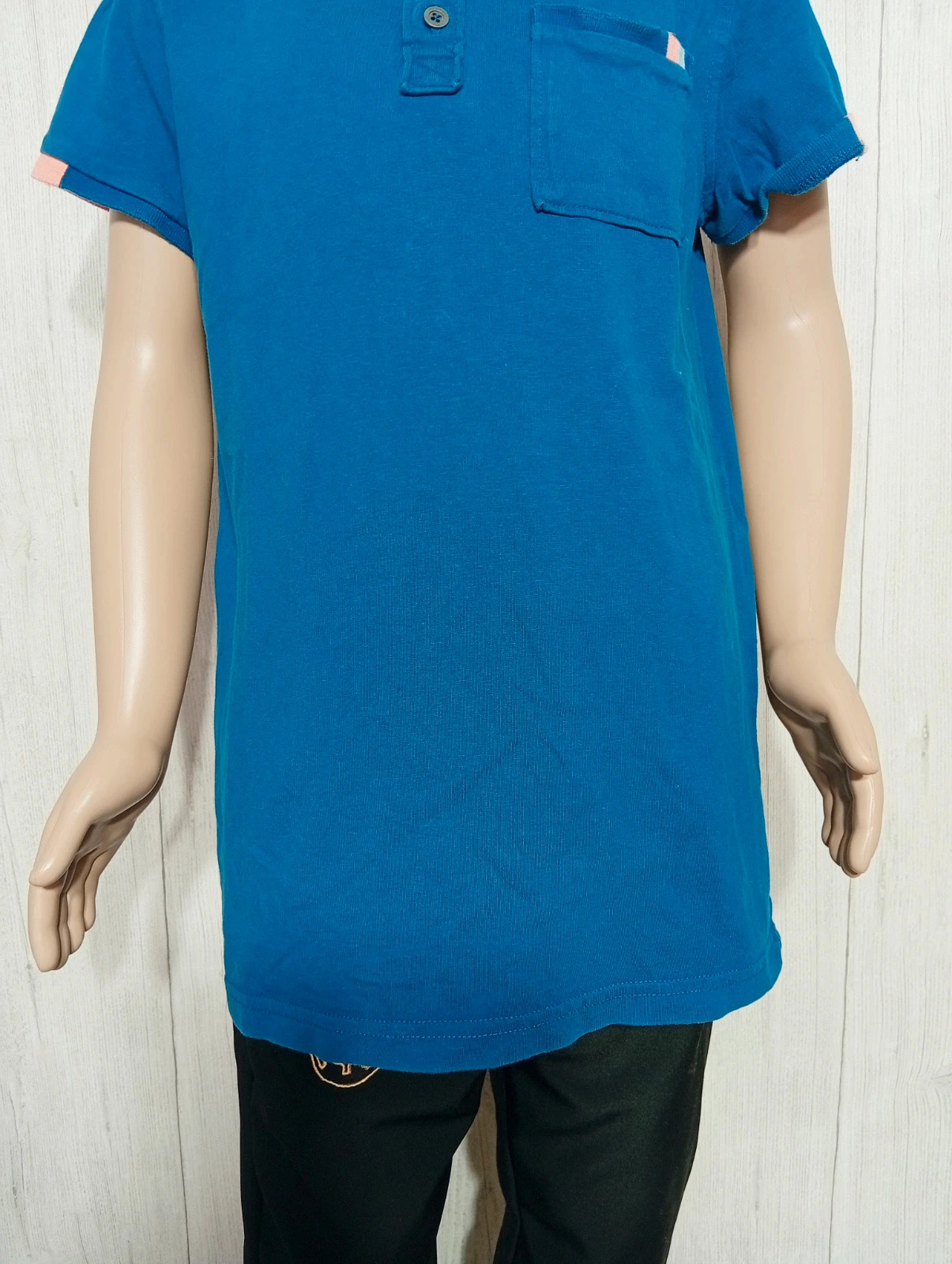 Polo garçon - taille 12ans( 143/155cm) -inextenso-couleur marine et corail – In Extenso – taille 12 ans / 152 cm 3