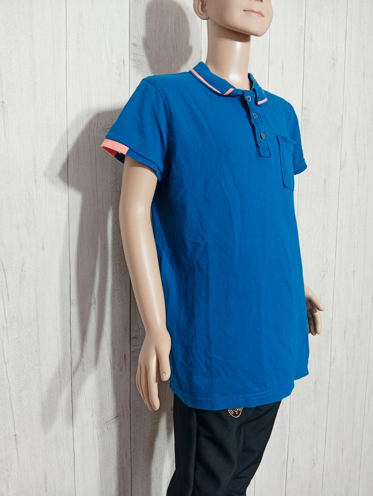 Polo garçon - taille 12ans( 143/155cm) -inextenso-couleur marine et corail – In Extenso – taille 12 ans / 152 cm 4