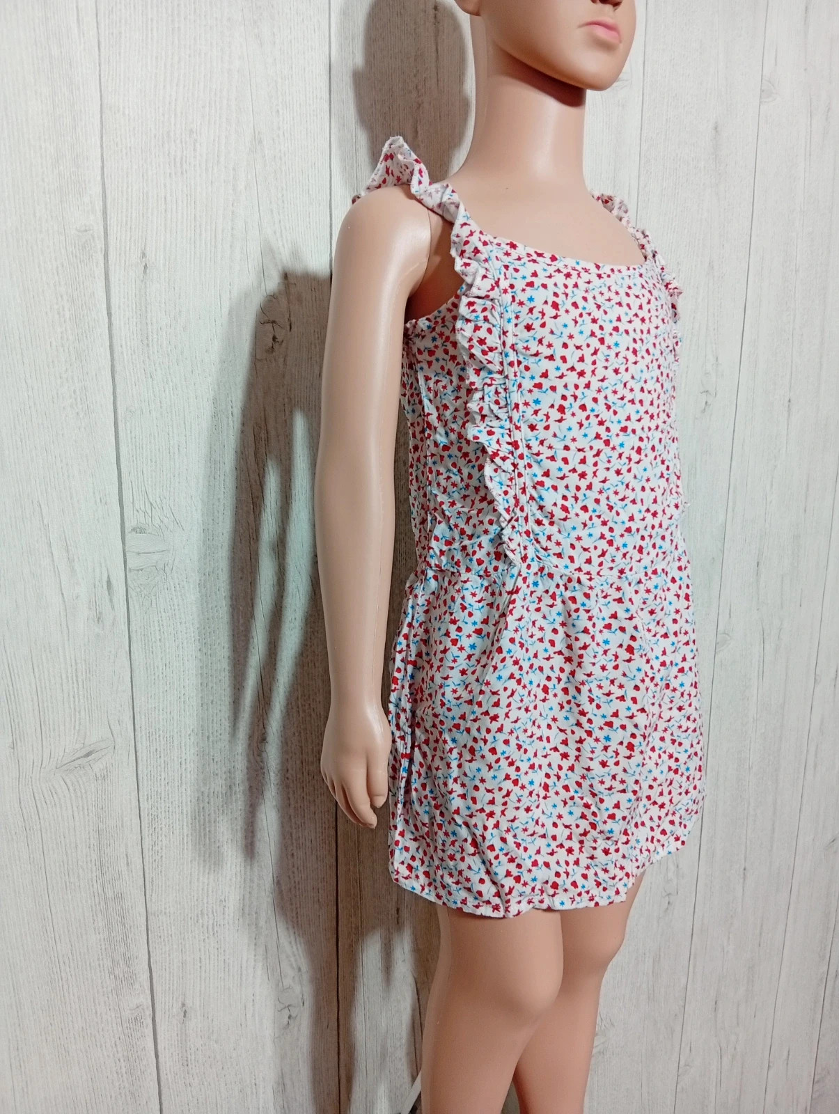 Robe fille - taille 4ans - inextenso- - couleur blanc rouge bleu – In Extenso – taille 4 ans / 104 cm 4
