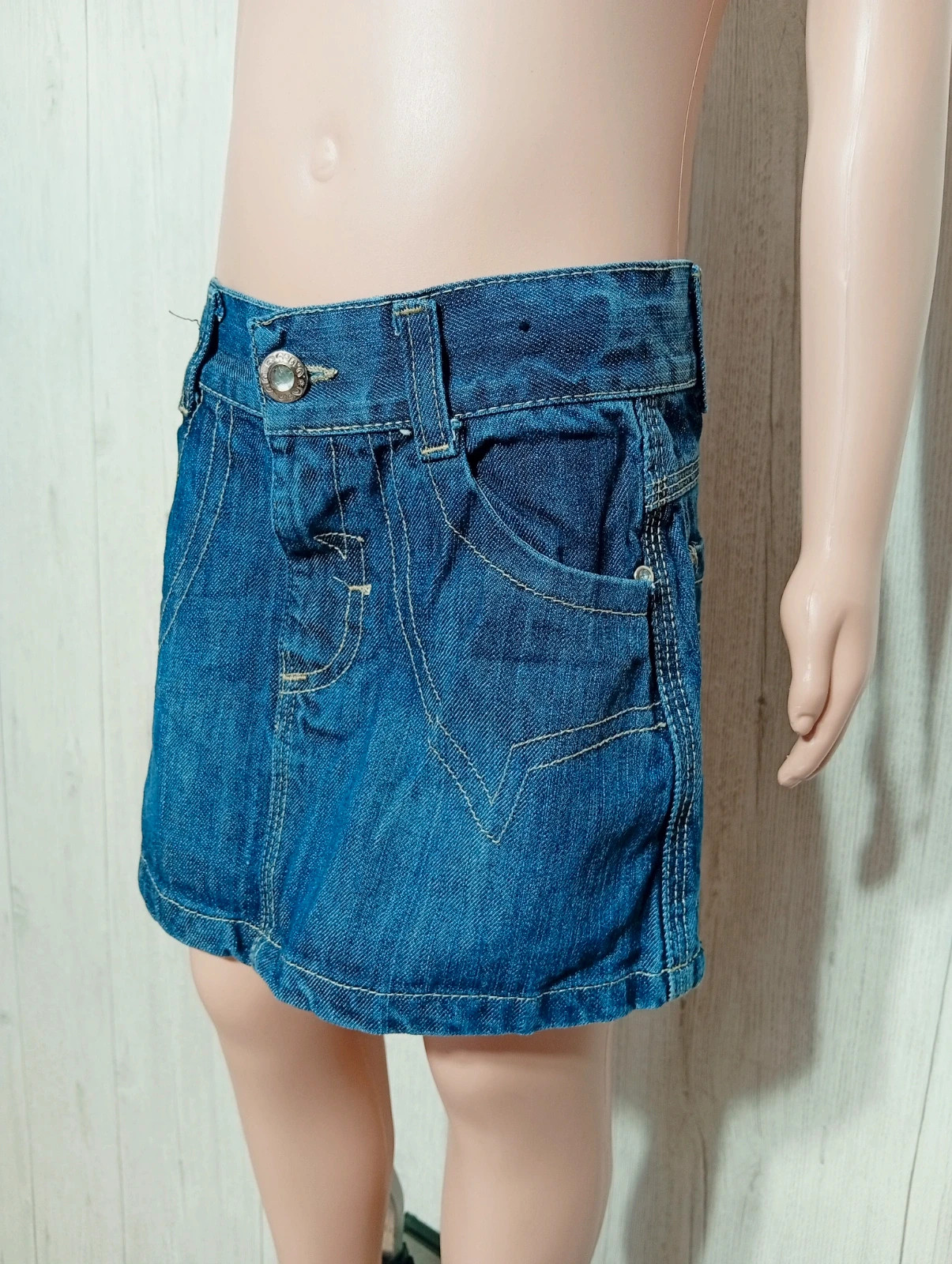Jupe fille - taille 4 ans - j.fashon - couleur bleu marine – j.fashon – taille 4 ans / 104 cm 3