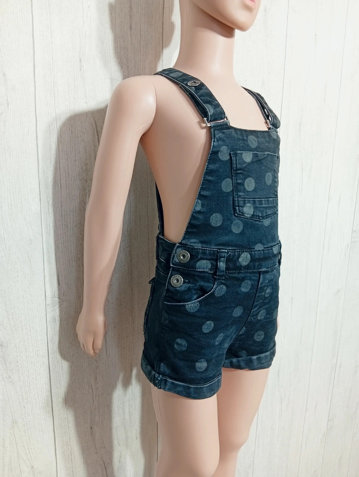 Salopette fille - taille 4 ans ( 104 cm)- verbaudet _ couleur noir et gris – Verbaudet – taille 4 ans / 104 cm 4