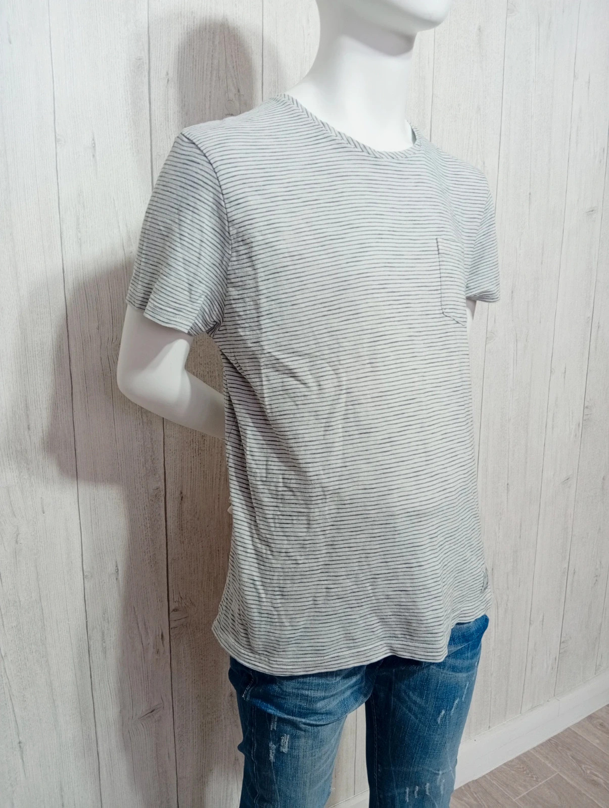 T-shirt manche courte homme - taille M/38 - jules - couleur marine et gris – Jules – taille M 4