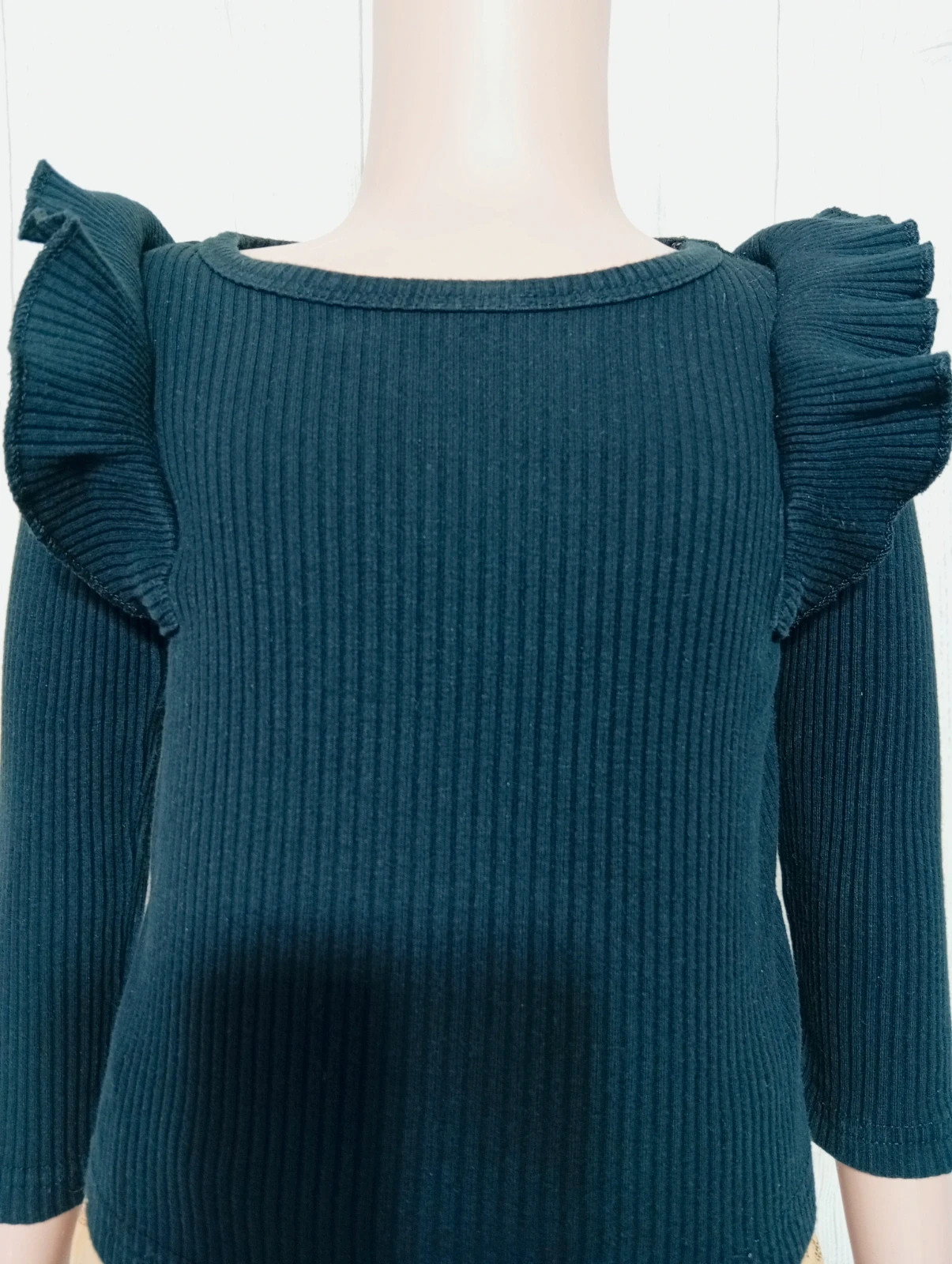 T-shirt manche longue fille - taille 3 ans ( 100 cm) - shein - couleur noir – Shein – taille 3 ans / 98 cm 2