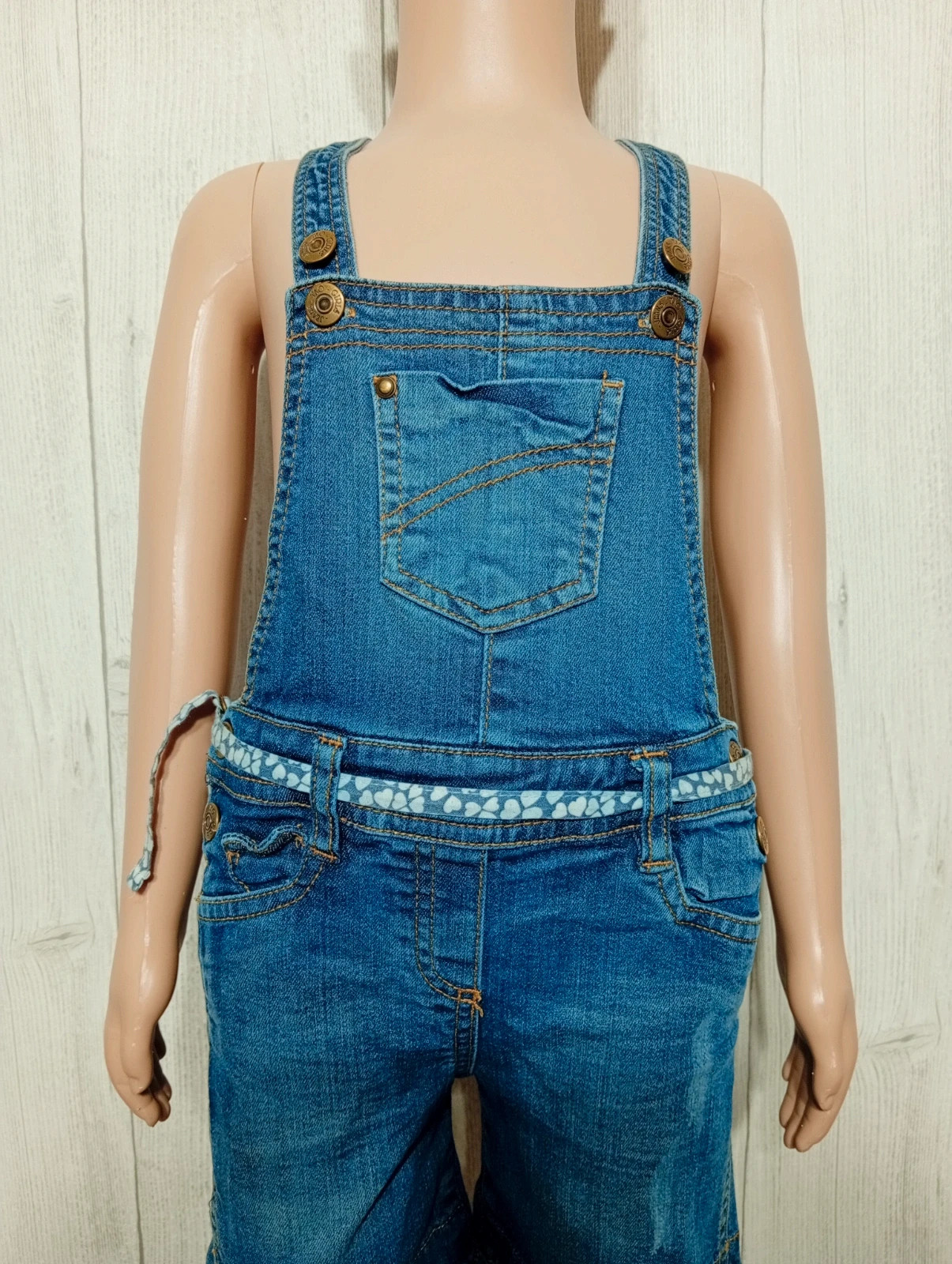 Salopette fille - taille 4 ans ( 104 cm) - tape à l'oeil - couleur marine – Tape à l'œil – taille 4 ans / 104 cm 2