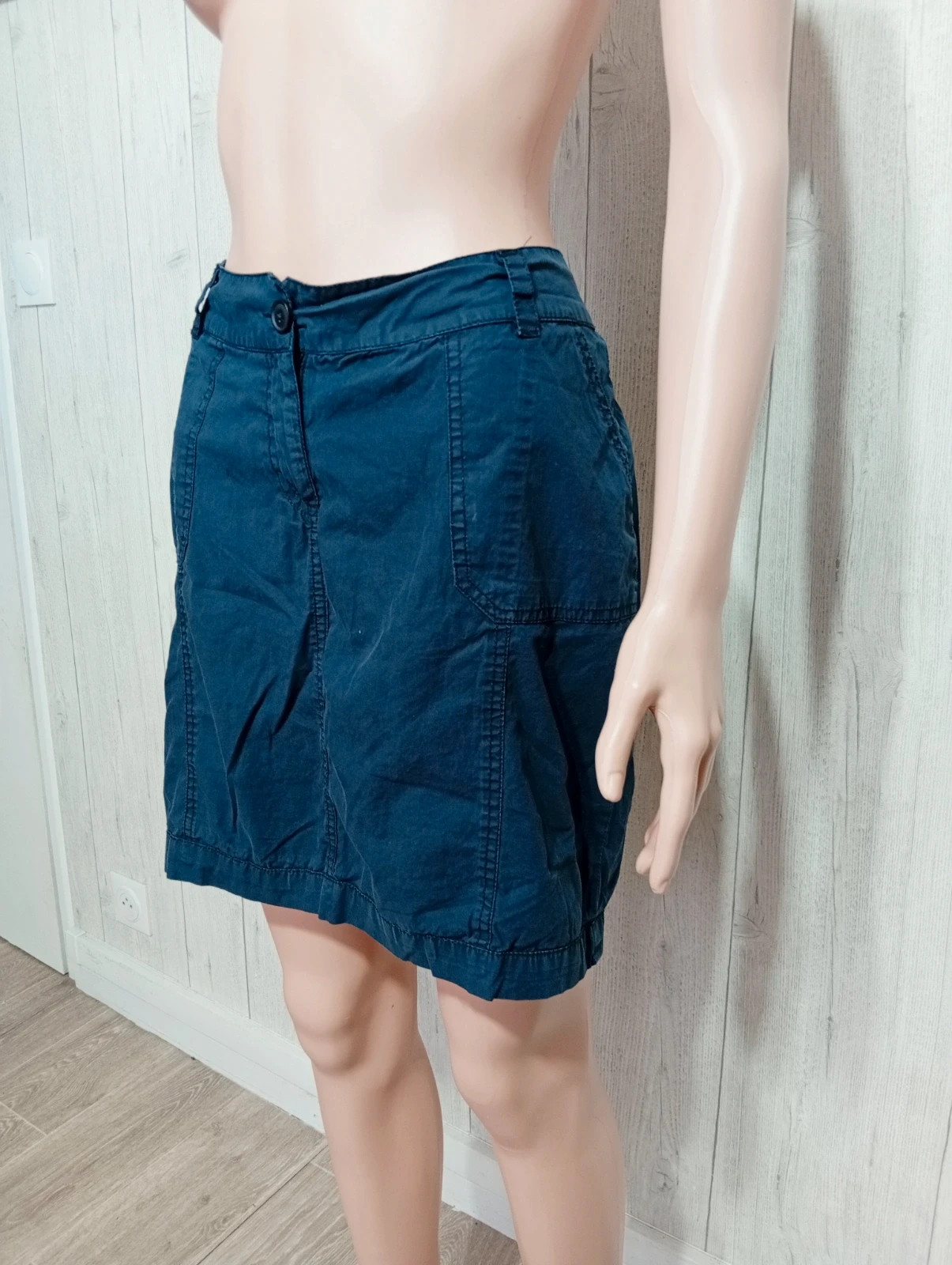 Jupe femme - taille L/40 - inextenso- couleur marine – In Extenso – taille L / 40 / 12 5