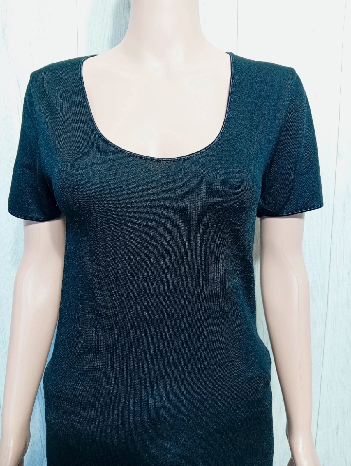 T-shirt manche courte femme - taille L/40 - babou - couleur noir – babou – taille L / 40 / 12 2