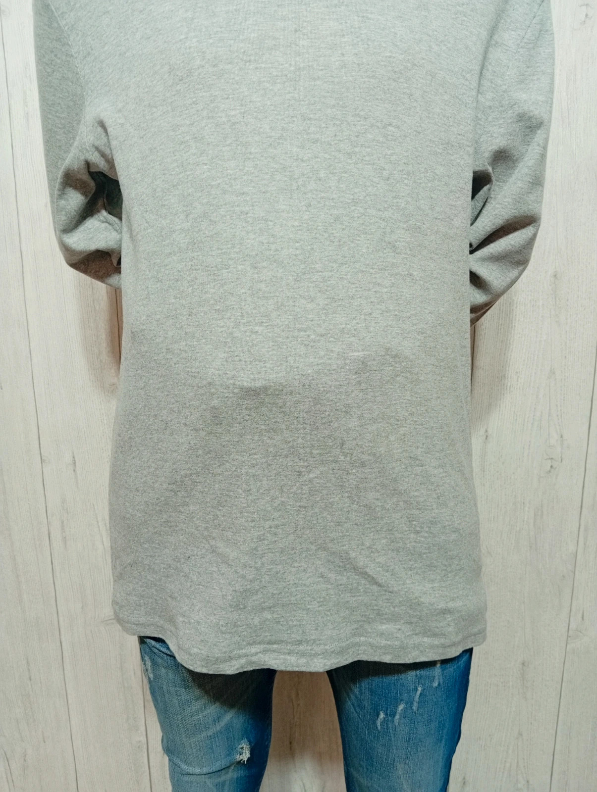 Sweat manche longue homme - taille L/40 - la halle - couleur gris – La Halle – taille L 3