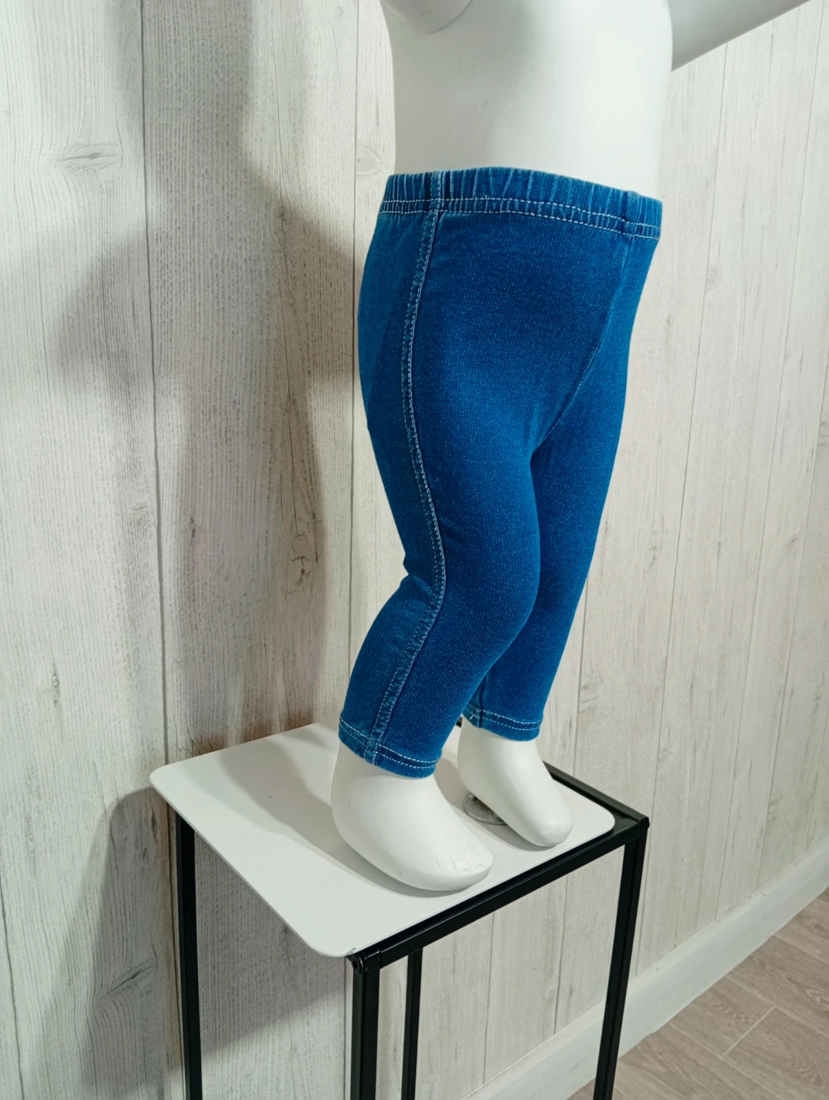 Leggins fille - taille 6 mois - bois de rose - couleur bleu – bois de rose – taille 3-6 mois / 62 cm 4