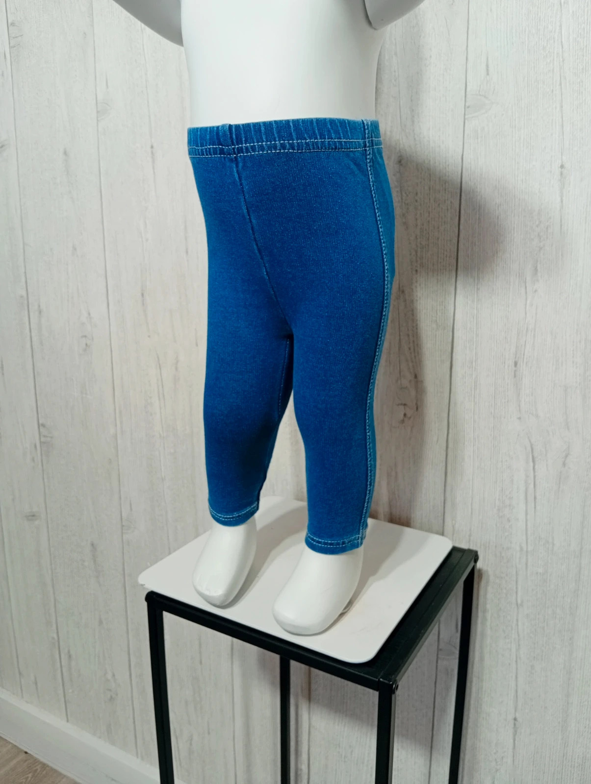 Leggins fille - taille 6 mois - bois de rose - couleur bleu – bois de rose – taille 3-6 mois / 62 cm 5
