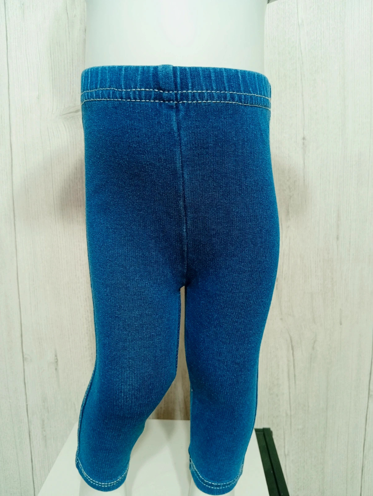 Leggins fille - taille 6 mois - bois de rose - couleur bleu – bois de rose – taille 3-6 mois / 62 cm 2