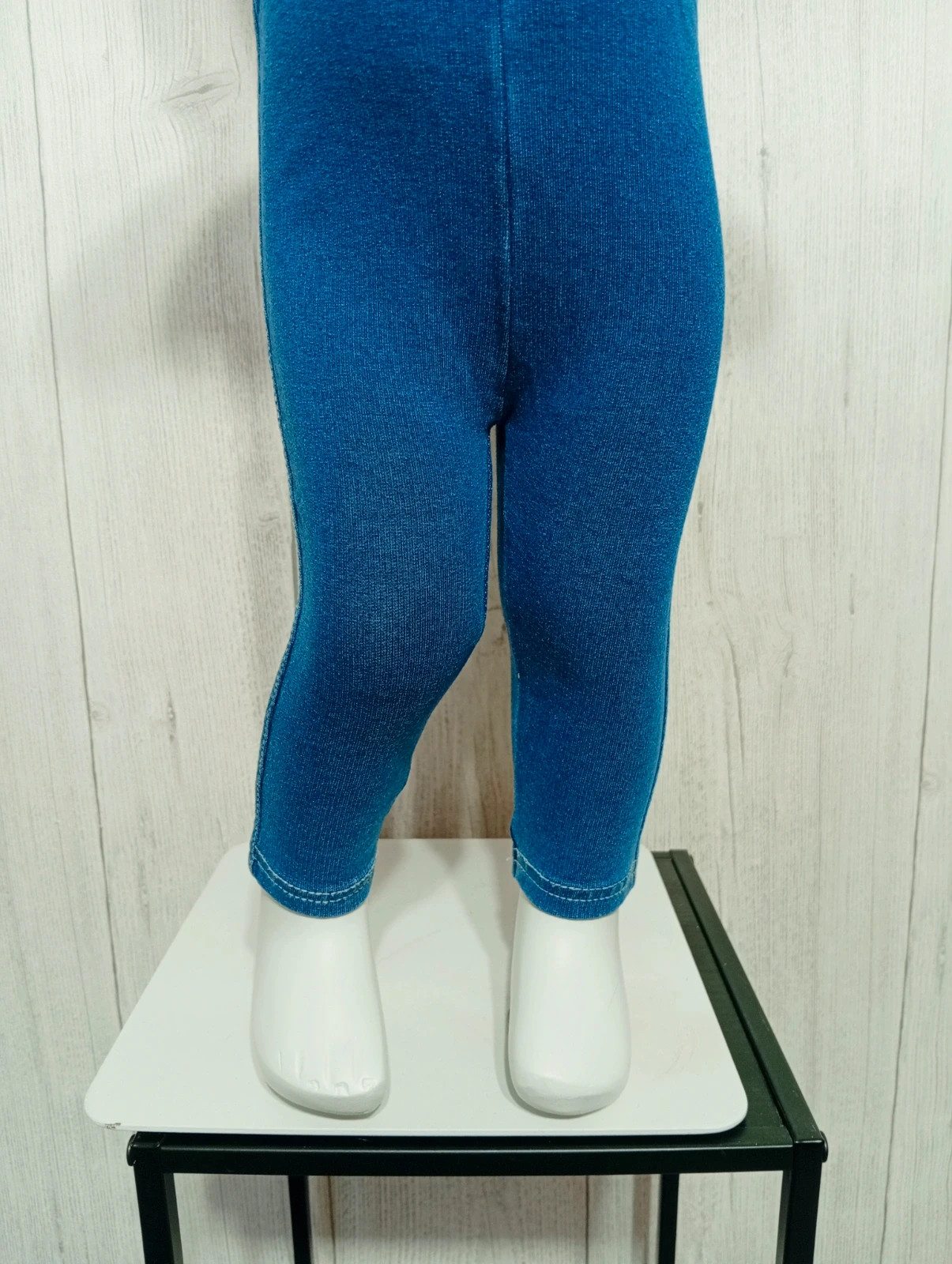 Leggins fille - taille 6 mois - bois de rose - couleur bleu – bois de rose – taille 3-6 mois / 62 cm 3
