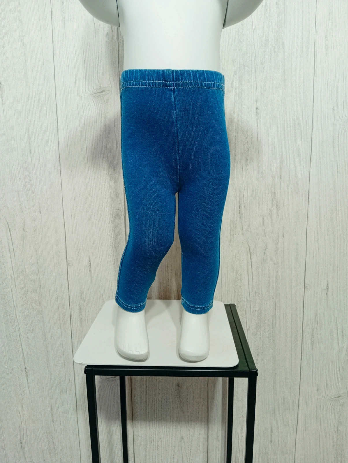 Leggins fille - taille 6 mois - bois de rose - couleur bleu – bois de rose – taille 3-6 mois / 62 cm