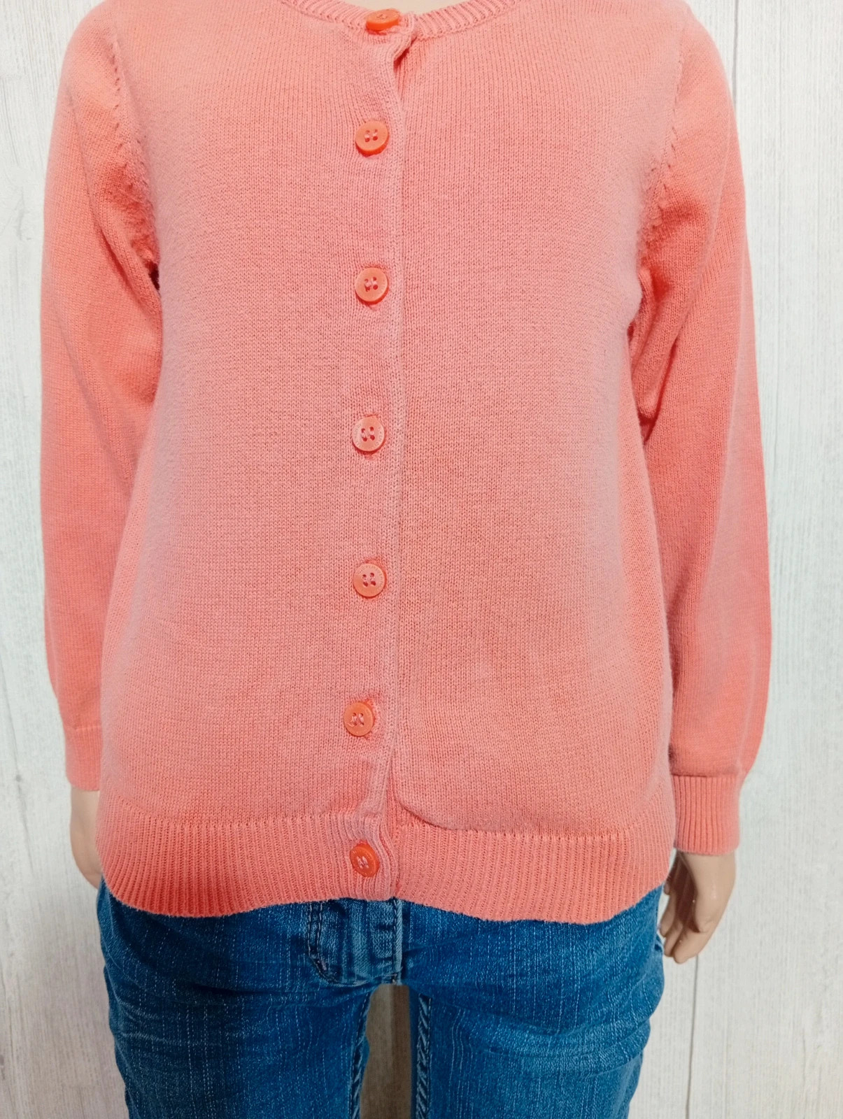 Gilet fille - taille 4ans - la halle - couleur corail – La Halle – taille 4 ans / 104 cm 3