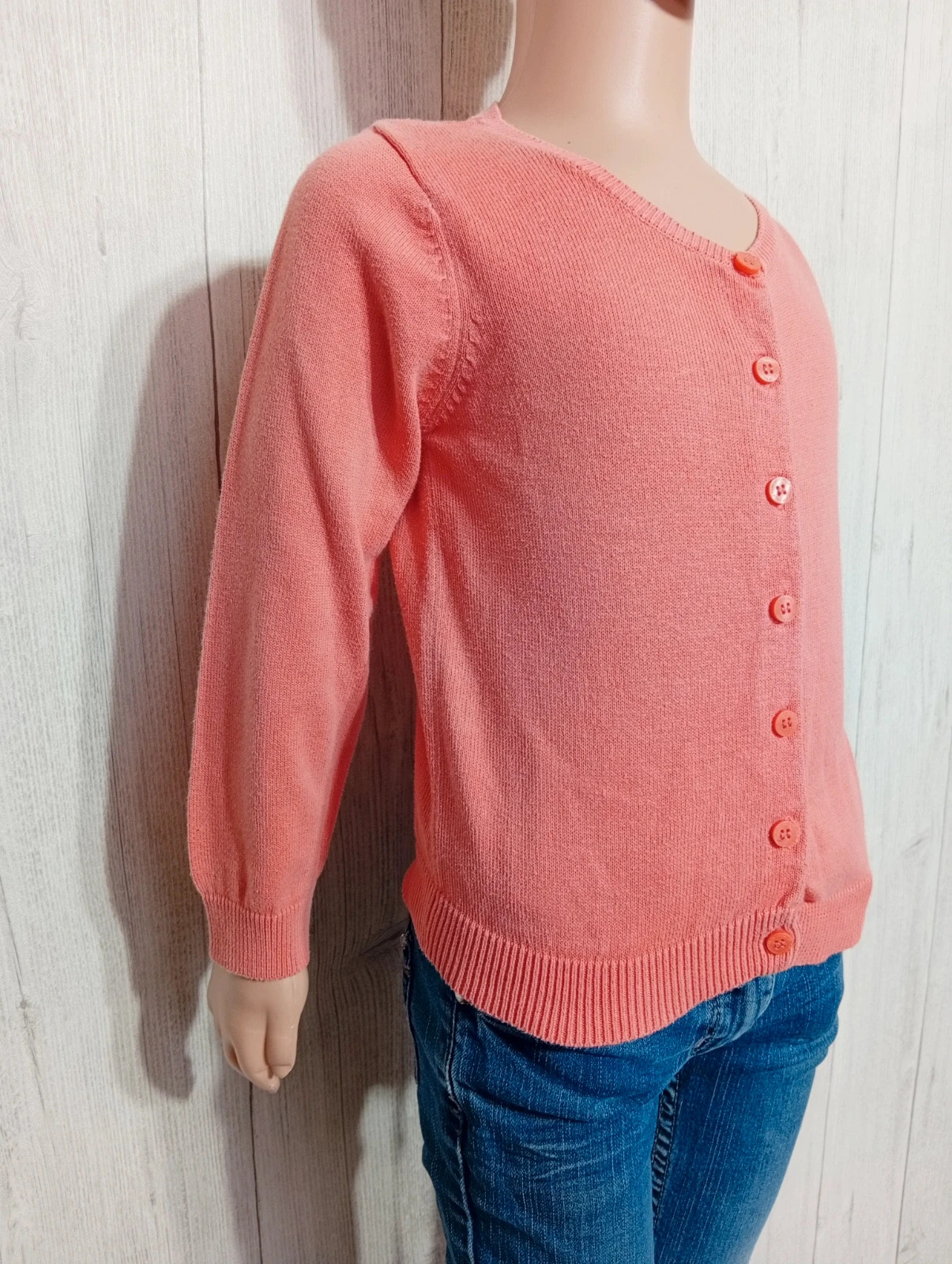 Gilet fille - taille 4ans - la halle - couleur corail – La Halle – taille 4 ans / 104 cm 4